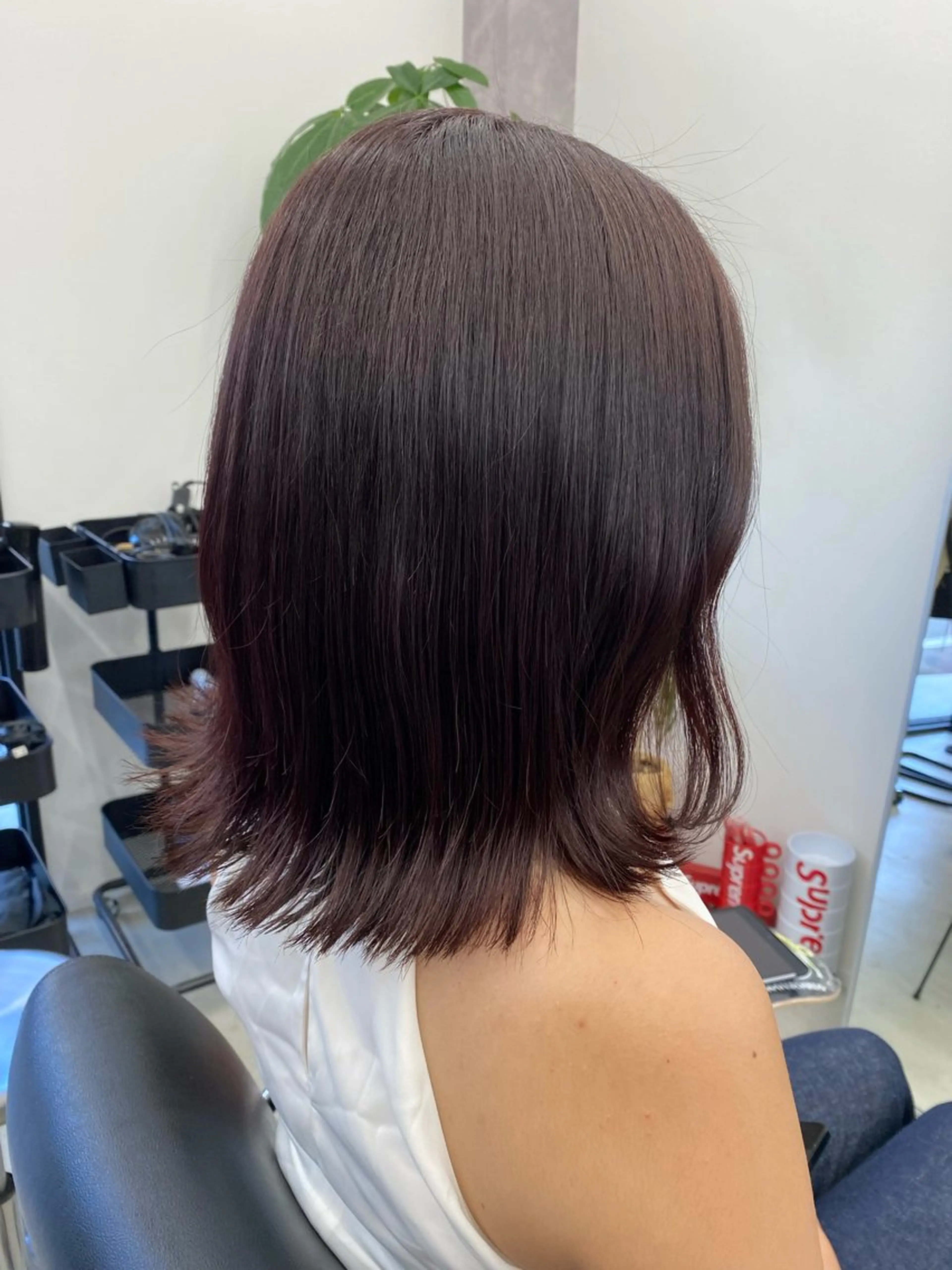 カラー レッドカラー カット ヘアカラー MEMENTO YUZUのヘアスタイル