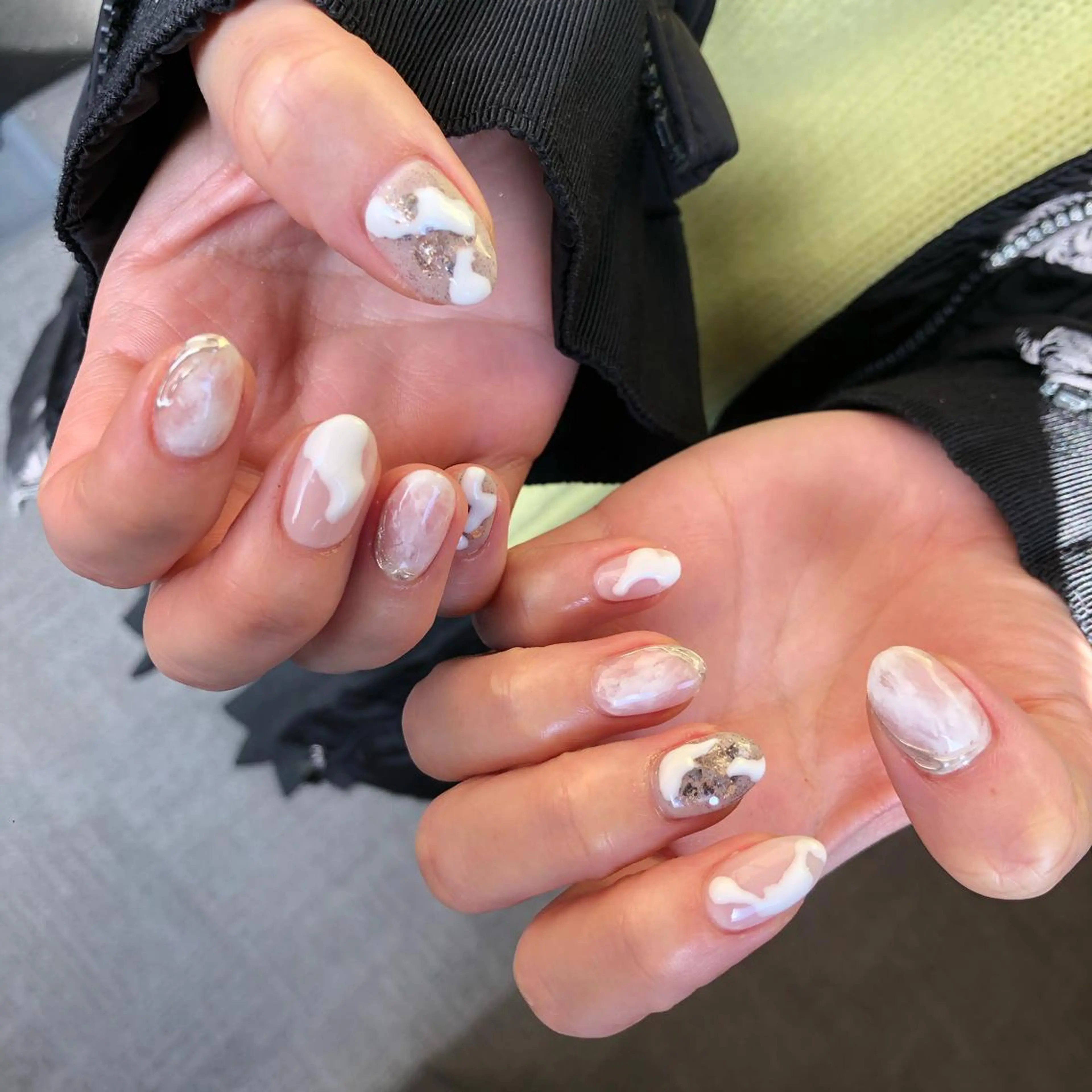 ロング カラー ヘアアレンジ キッズ ネイル マツエク・マツパ 福田 加奈のネイルデザイン