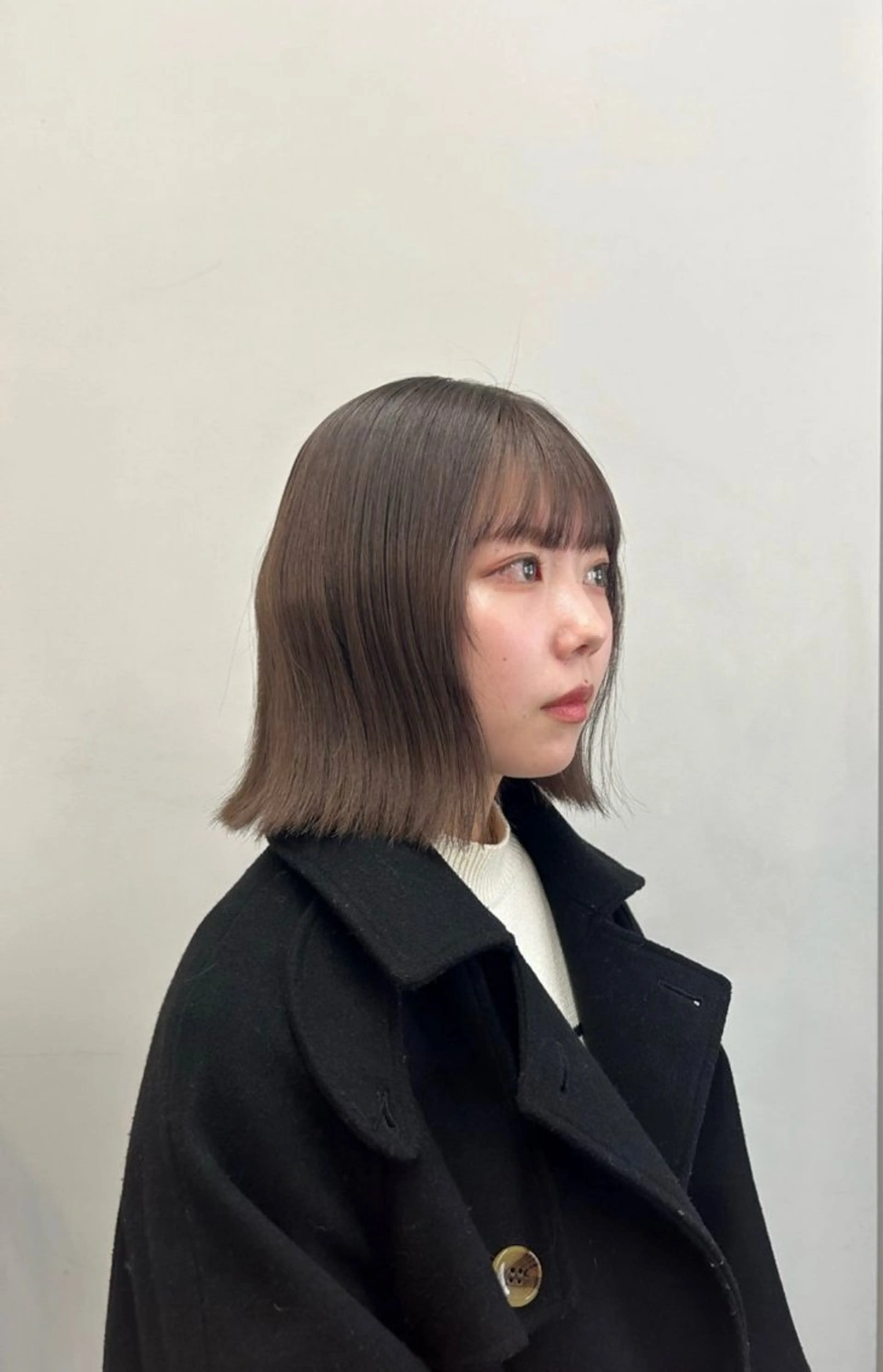 ミディアム カラー カット ヘアカラー トリートメント ラフで可愛いヘア 🐈‍⬛Rukaのヘアスタイル