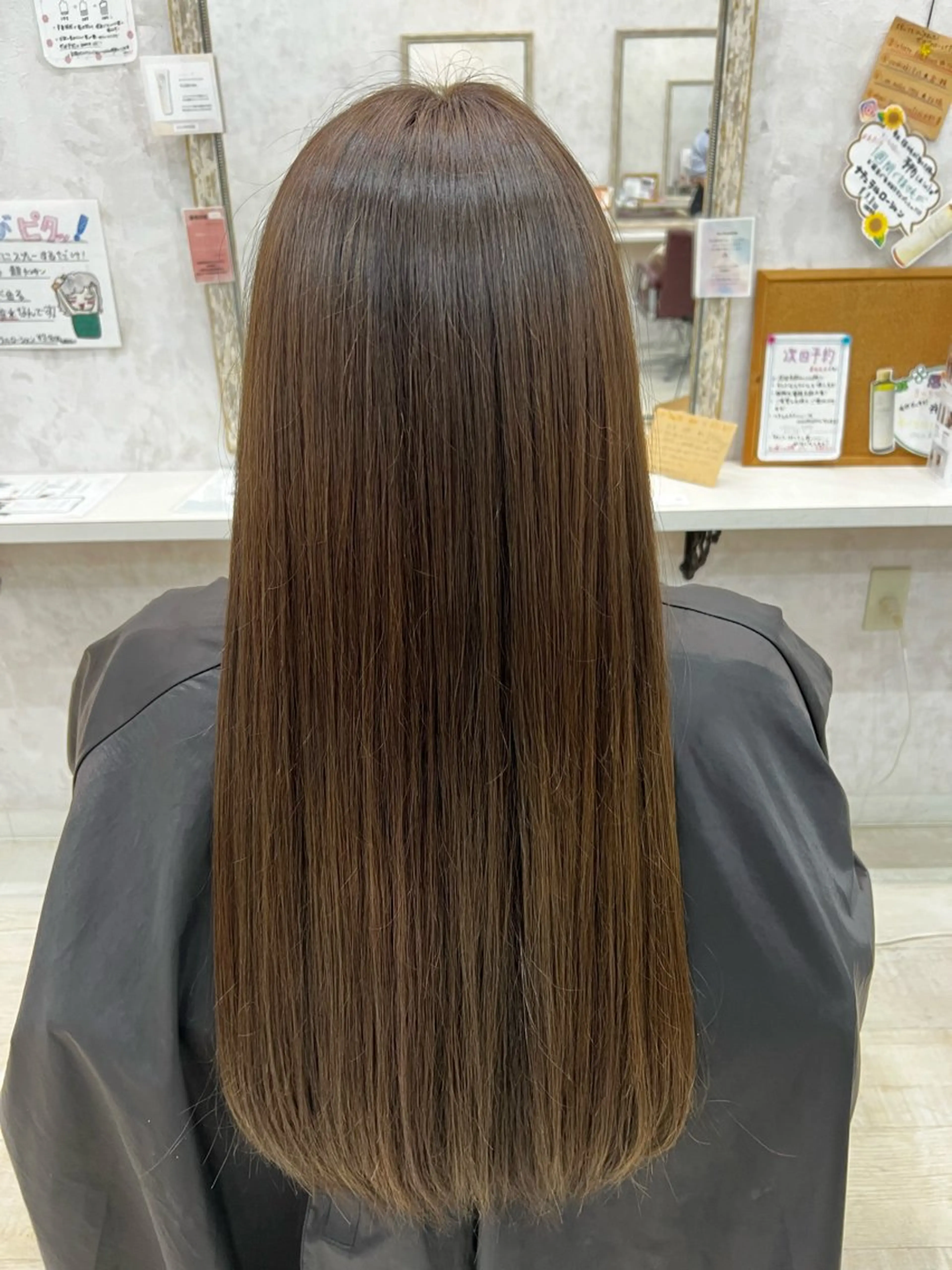 ロング カット 谷田 まいのヘアスタイル