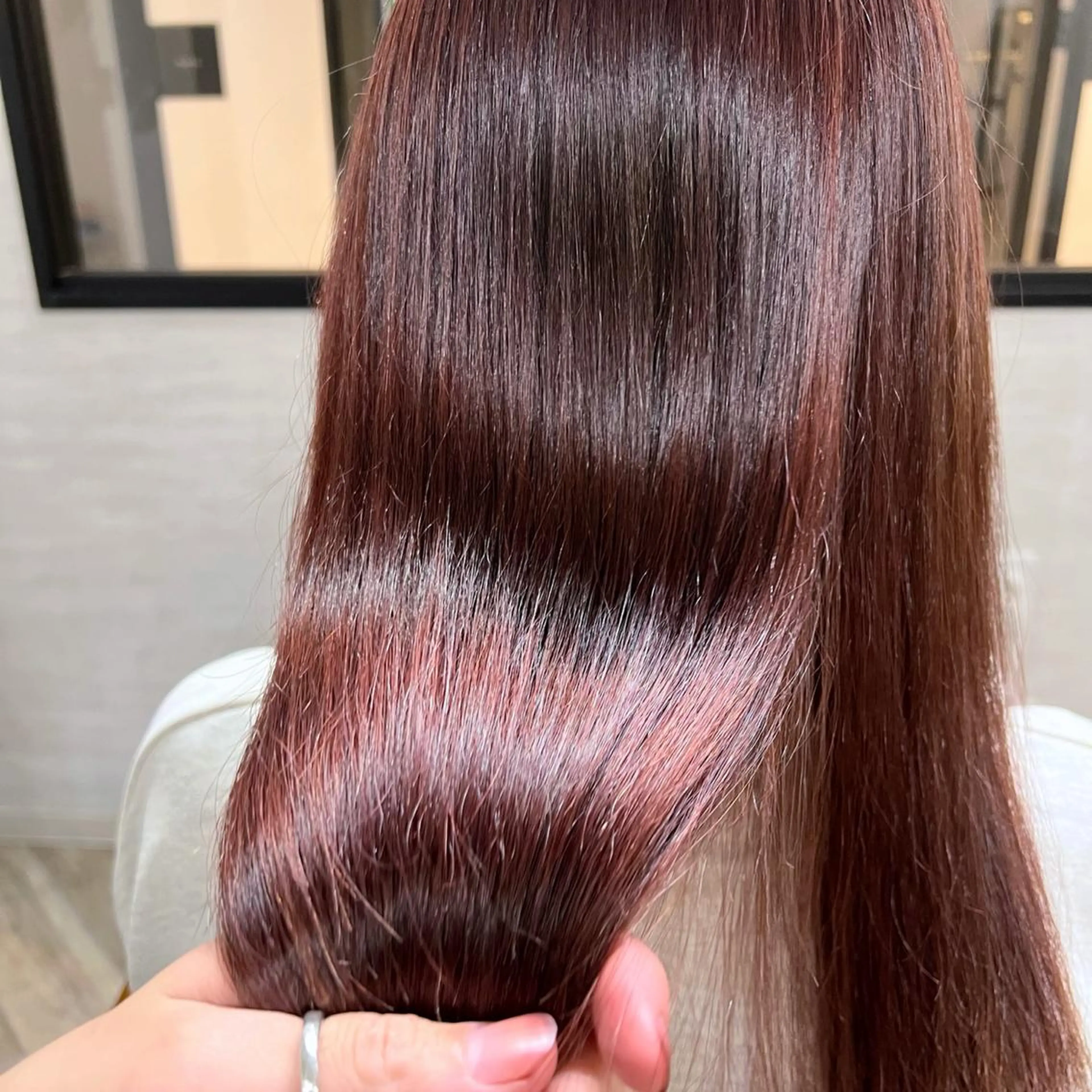 セミロング カラー トリートメント 縮毛矯正×髪質改善 店長　DAITOのヘアスタイル