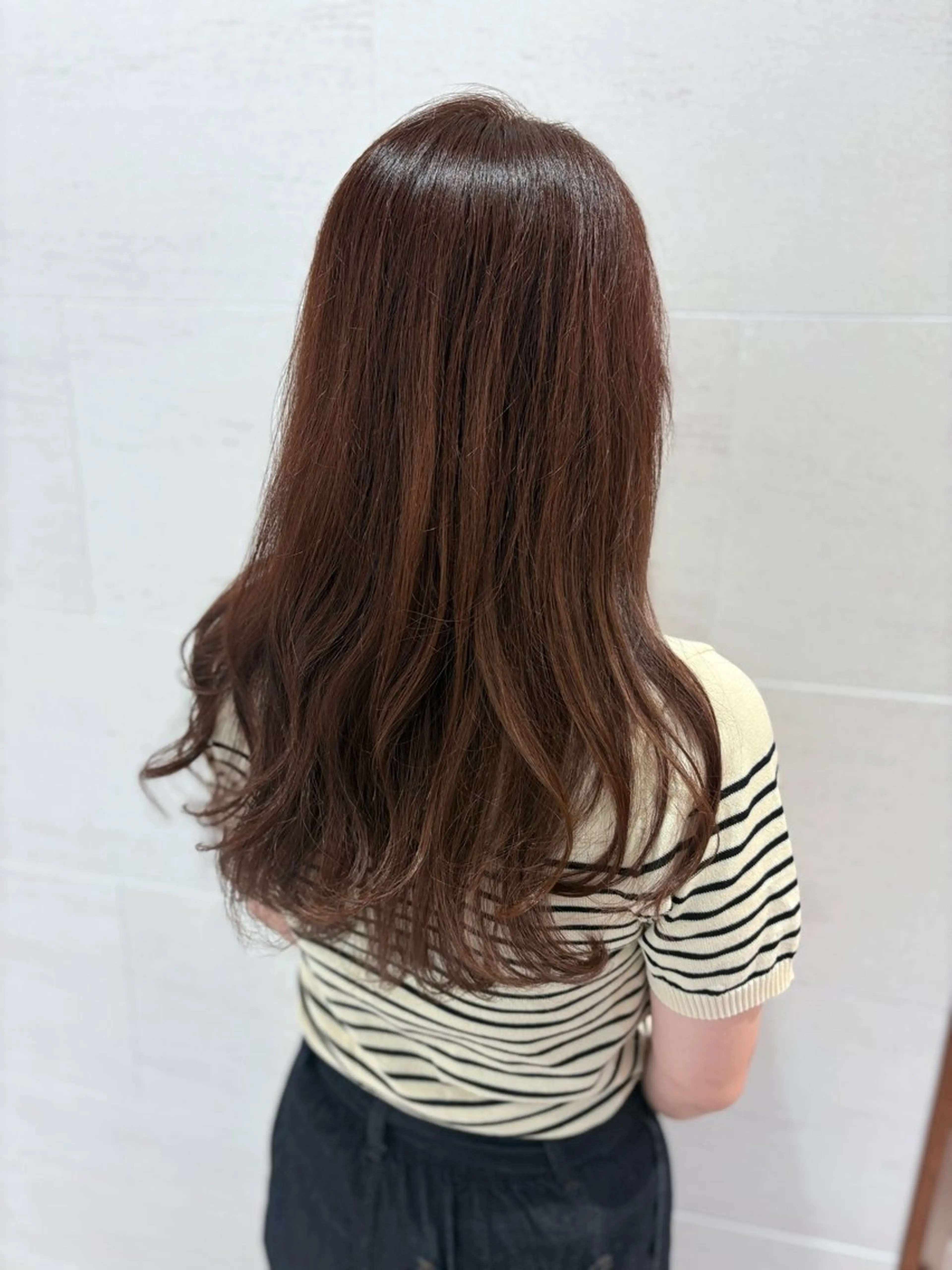 ロング カット ヘアカラー トリートメント 伊藤 アユミのヘアスタイル