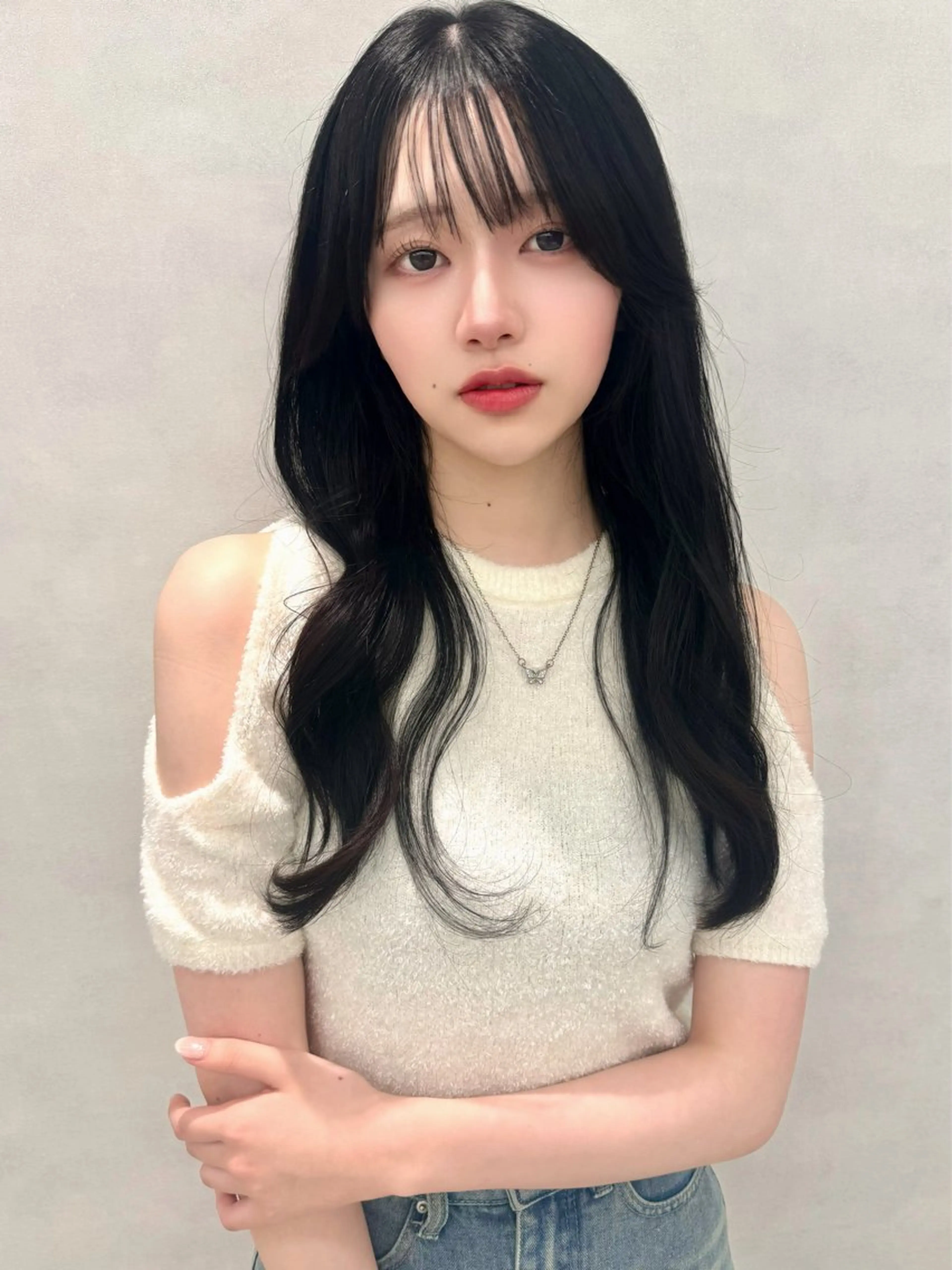 ロング 内藤 悠莉のヘアスタイル