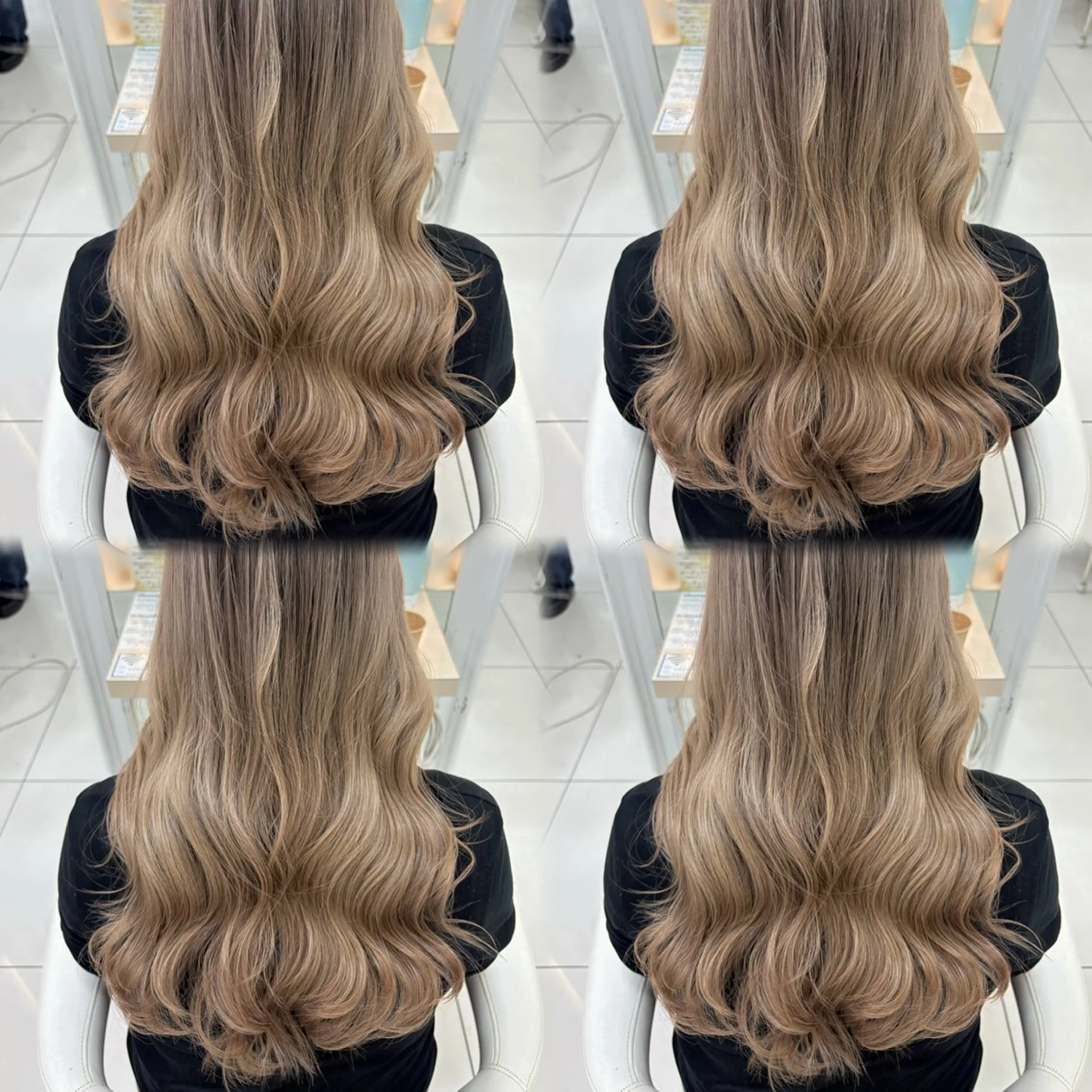 セミロング カラー ショートボブ セミロングパーマ バレイヤージュ ベージュカラー ブリーチ カット ヘアカラー トリートメント 髪質改善/艶カラー/ メンズパーマ/鈴木のヘアスタイル