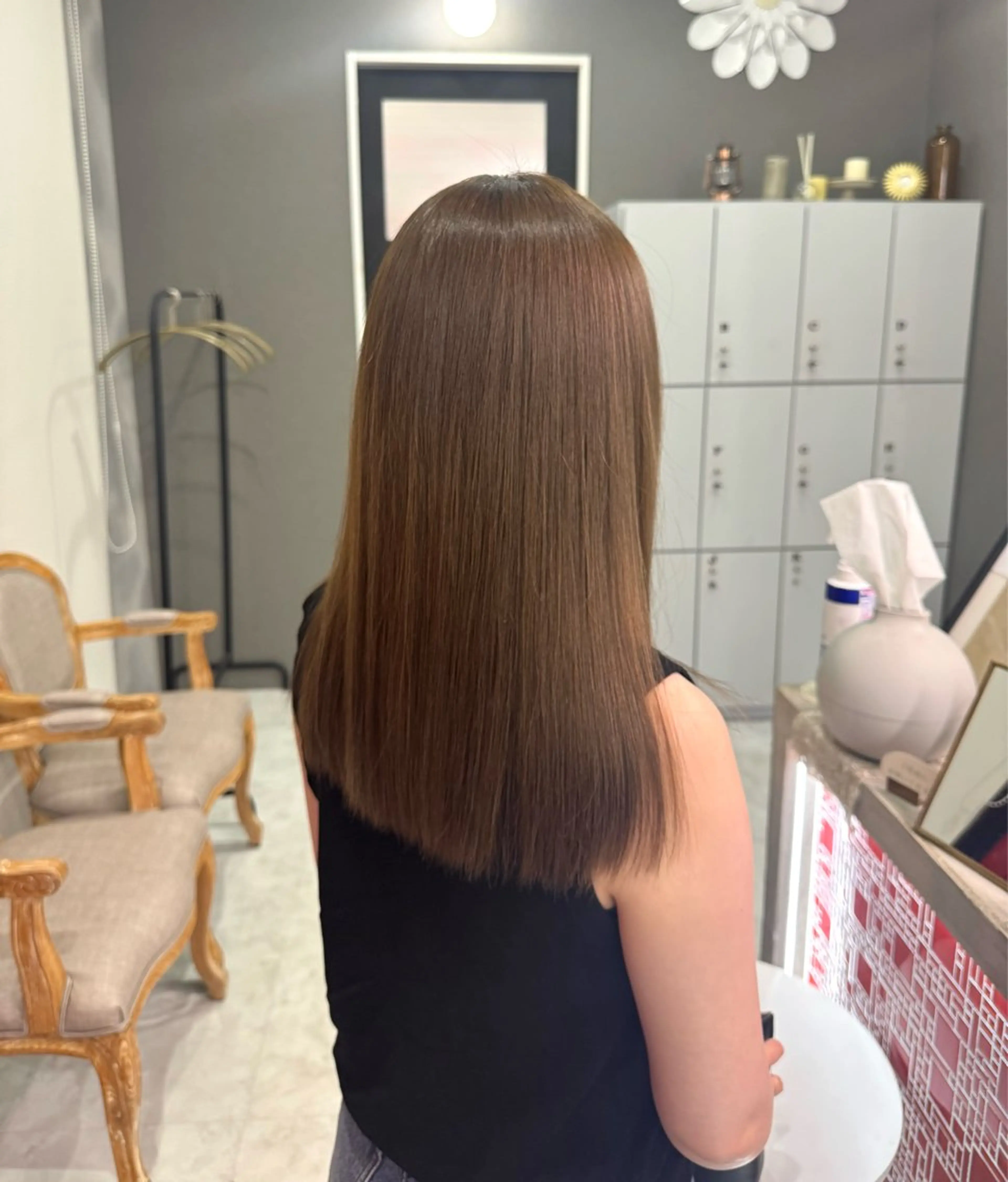 ロング カラー 紙野 優月のヘアスタイル