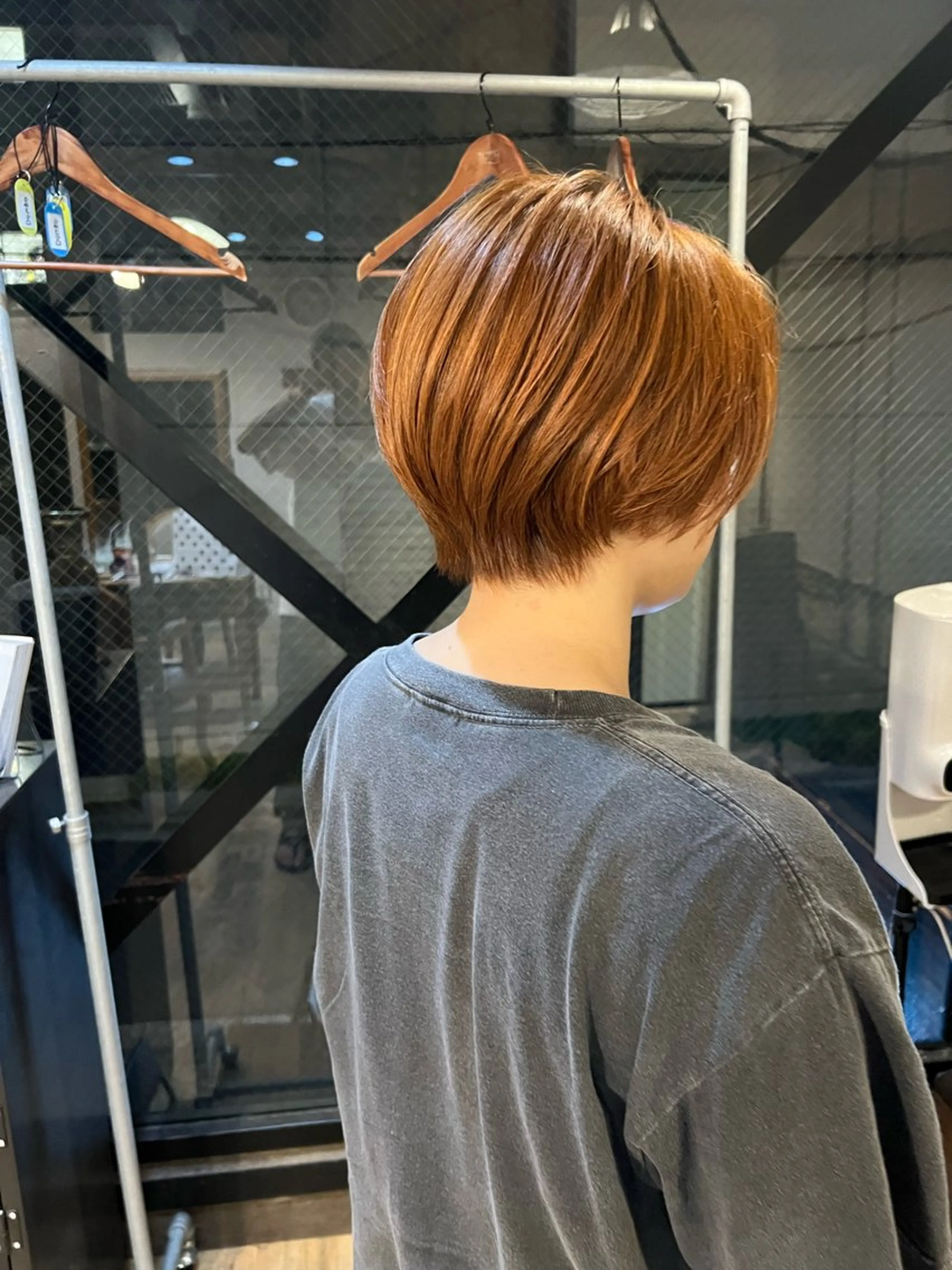 ショート カラー オレンジ ショートヘア 【完全マンツー 恵比寿】佐藤 翔のヘアスタイル
