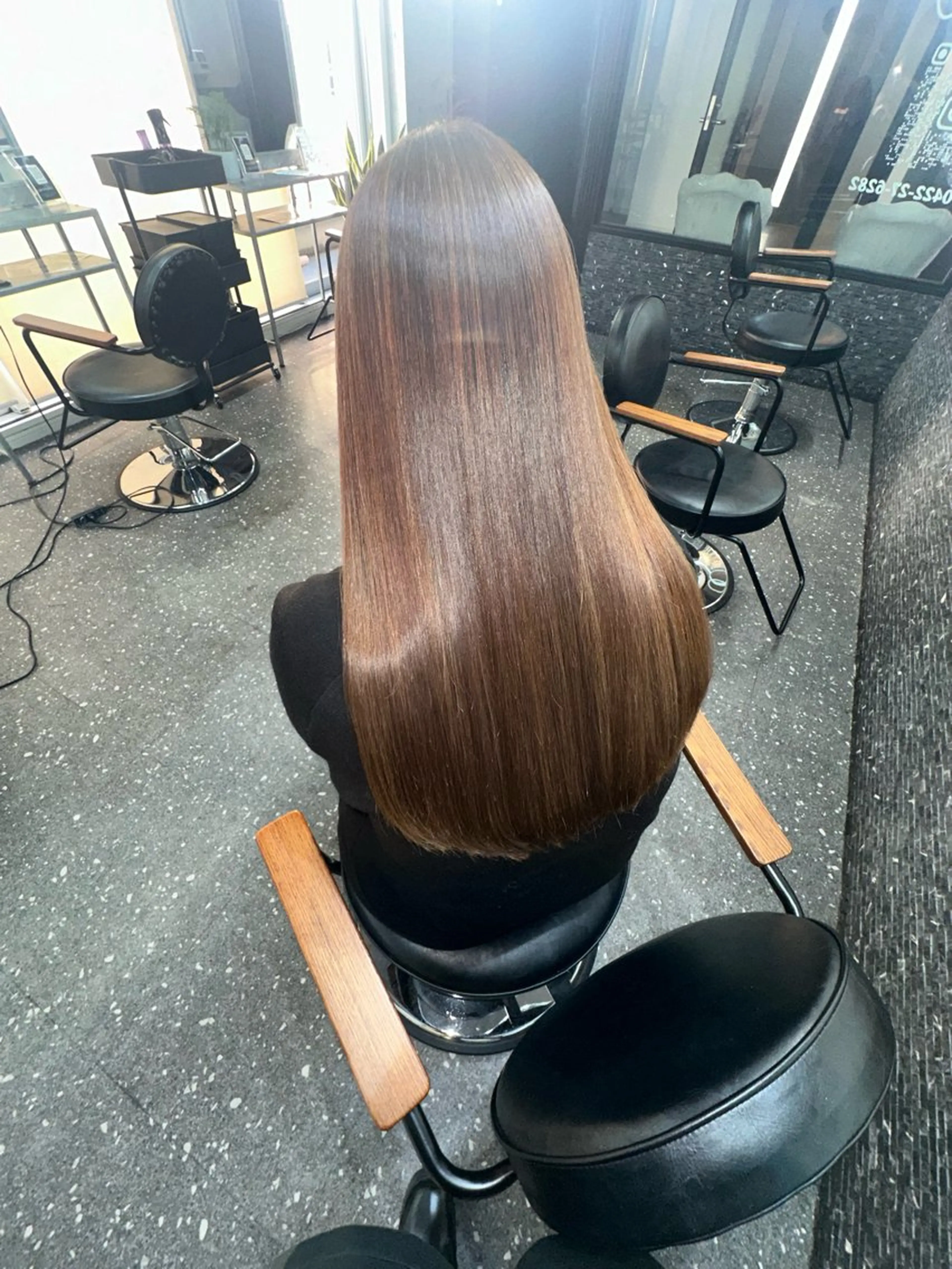 ロング パーマ カット 縮毛矯正 トリートメント 髪質改善⭐️縮毛矯正 中野⭐️Rinaのヘアスタイル