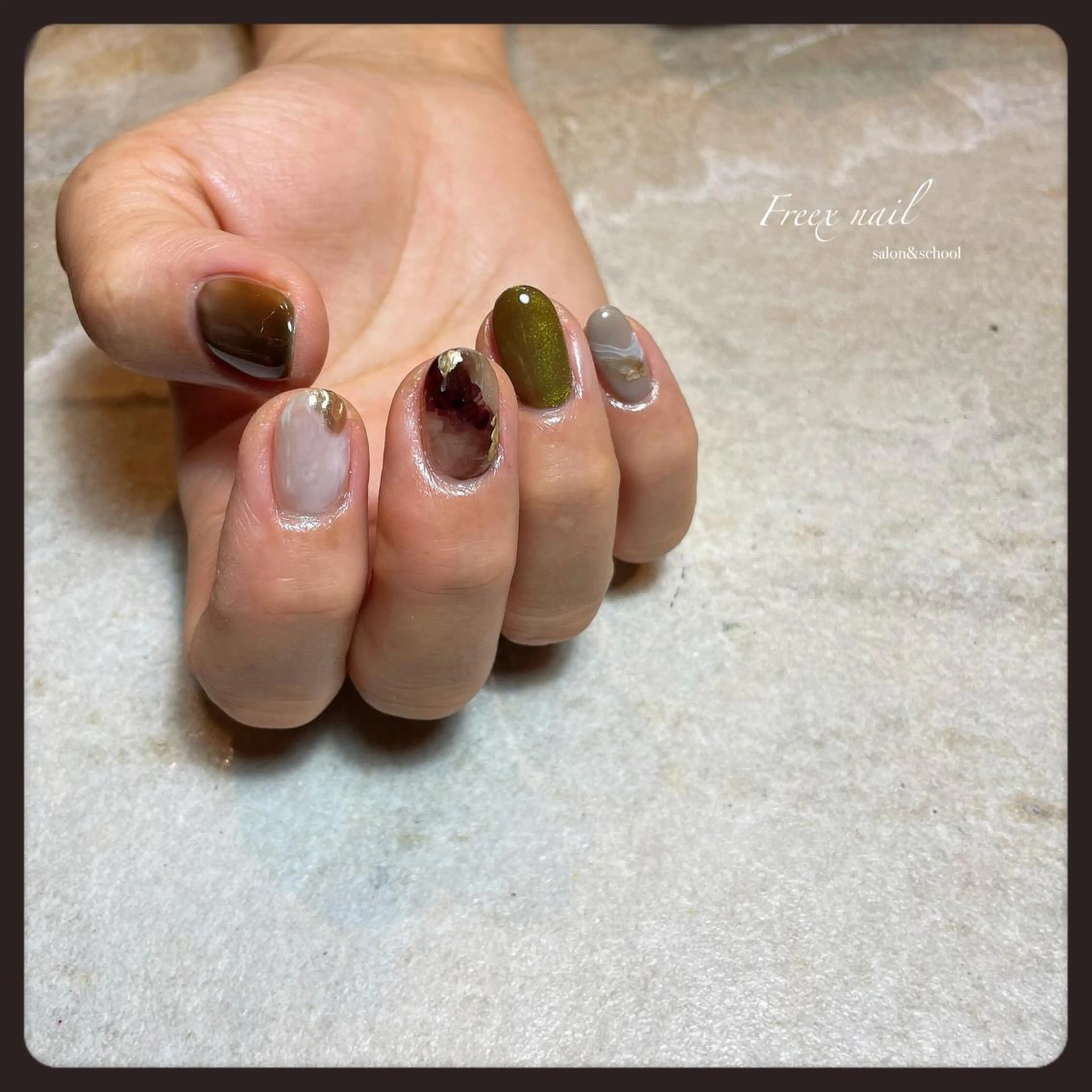 ネイル ニュアンスネイル ハンドネイル ハンドケア Freex nail所属・freex nail /ニュアンス/個性派のネイルデザイン