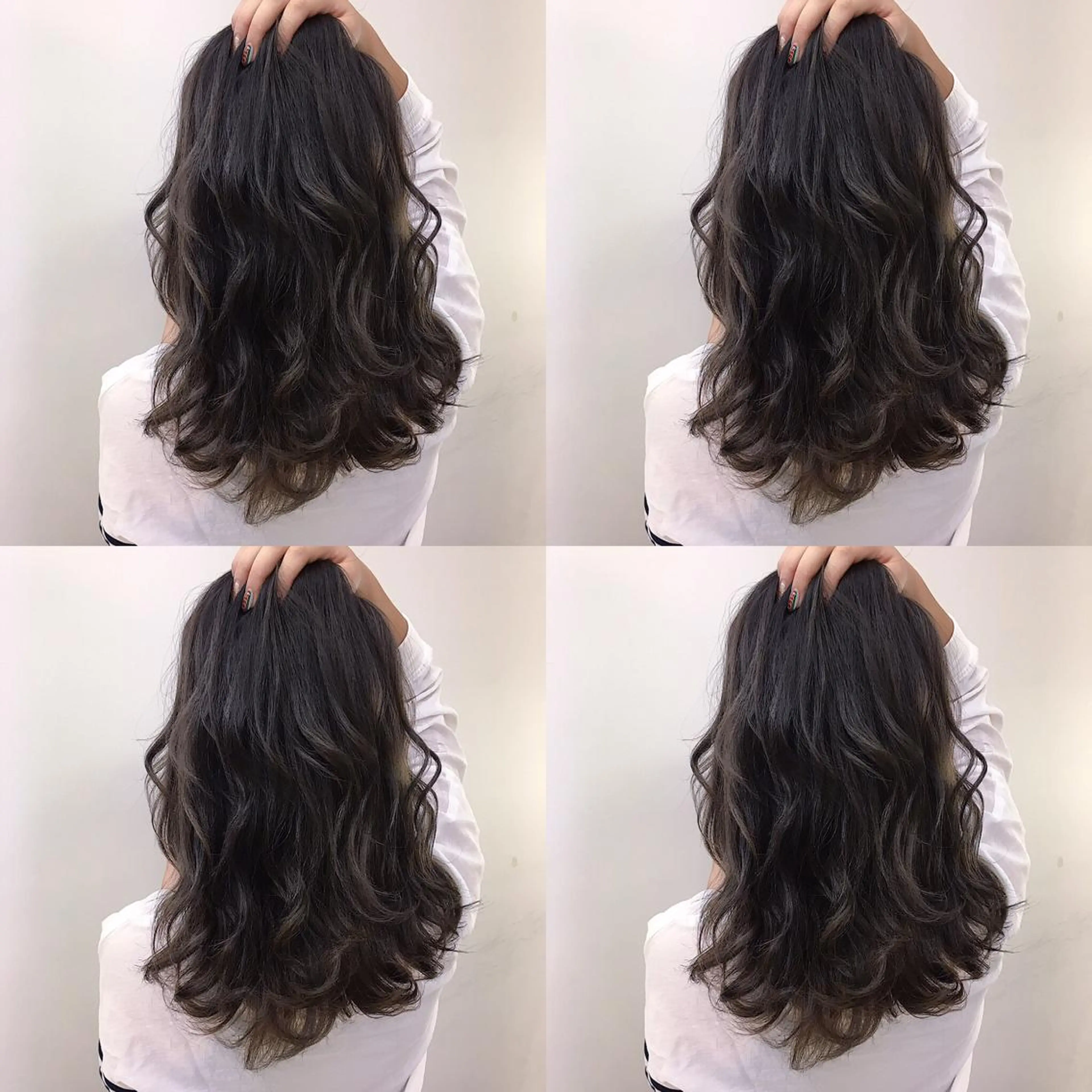 セミロング カラー カット ヘアカラー ブリーチカラー/ 岩破瑞希のヘアスタイル