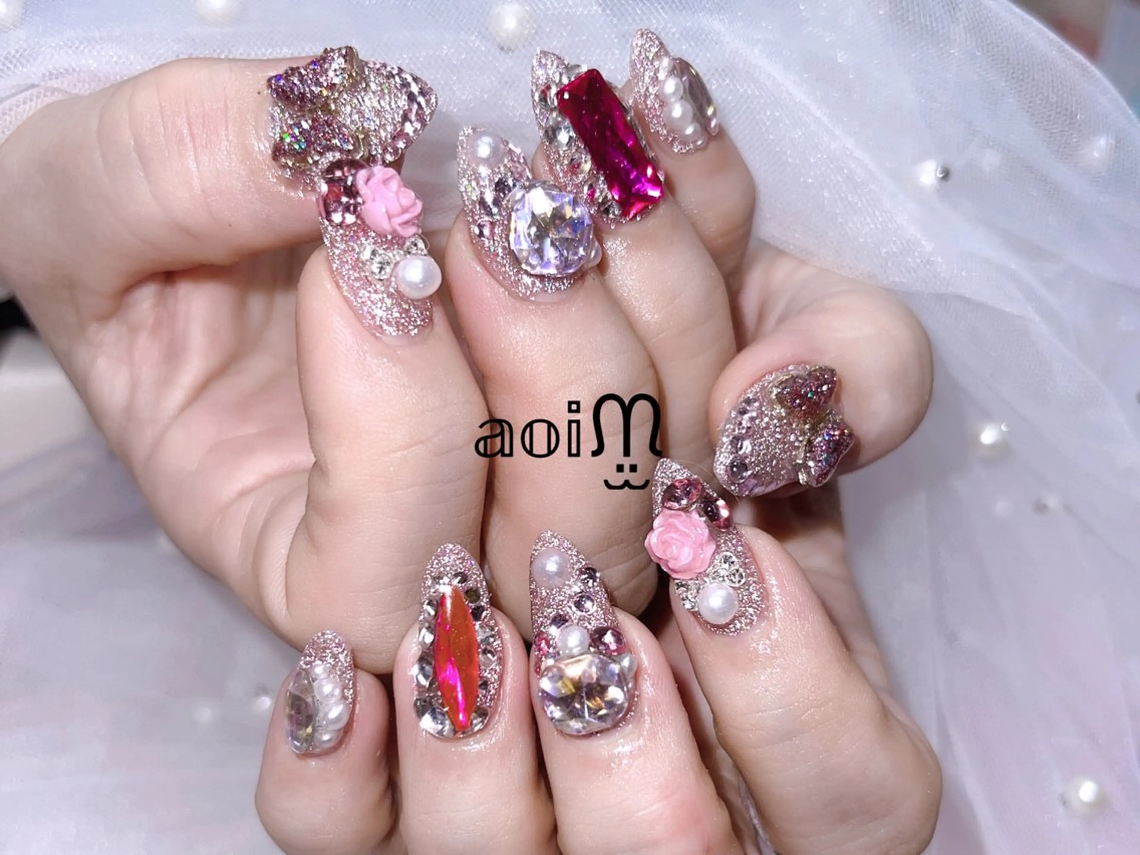 ネイル 葵うさぎ AIのネイルデザイン