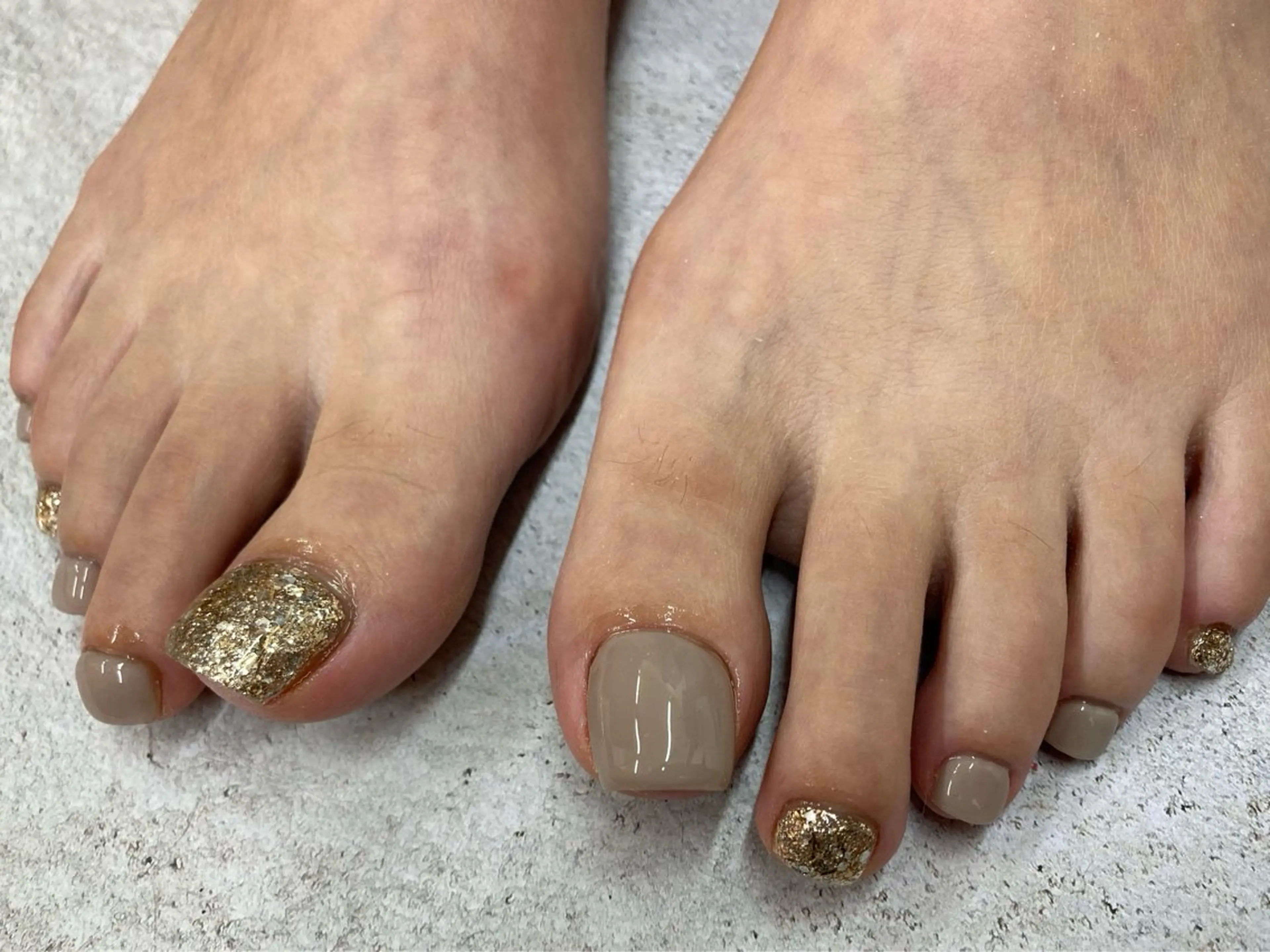 ネイル フットネイル ワンカラーネイル Maple saronのネイルデザイン