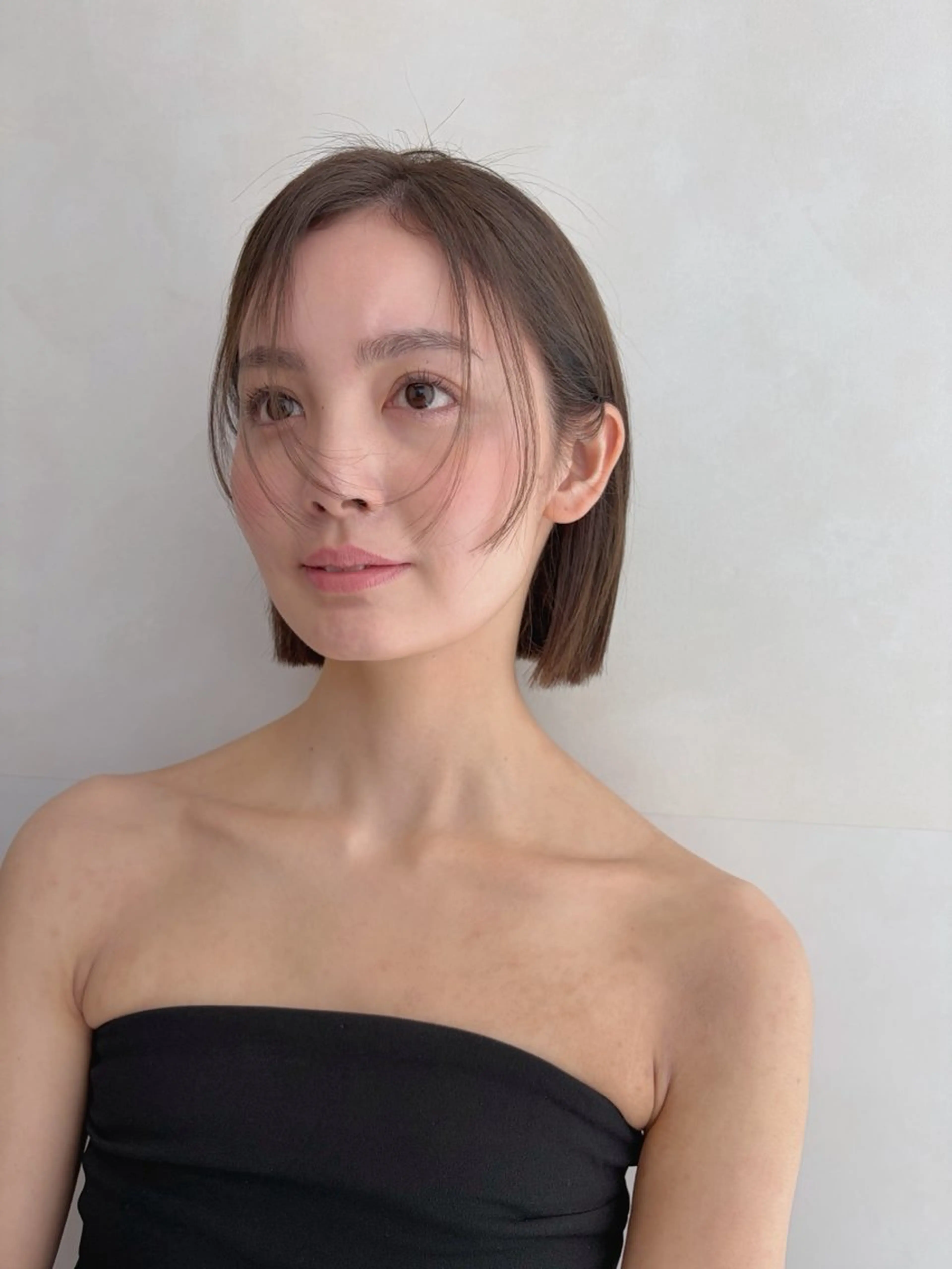 ミディアム カラー カット ヘアカラー トリートメント 砂原 ひよりのヘアスタイル