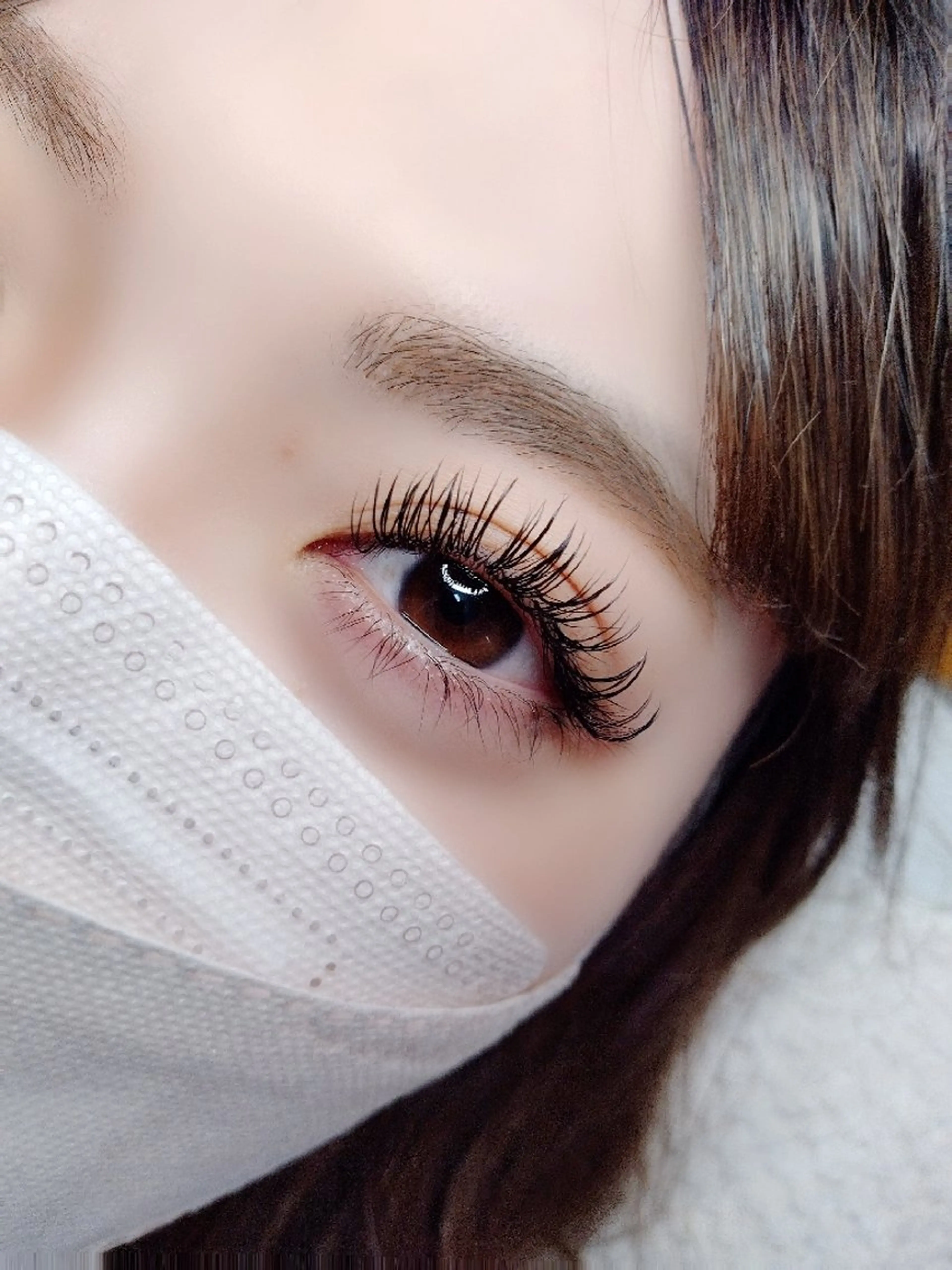 マツエク・マツパ フラットラッシュ ナチュラル マツエク maison calmeのマツエク・マツパデザイン