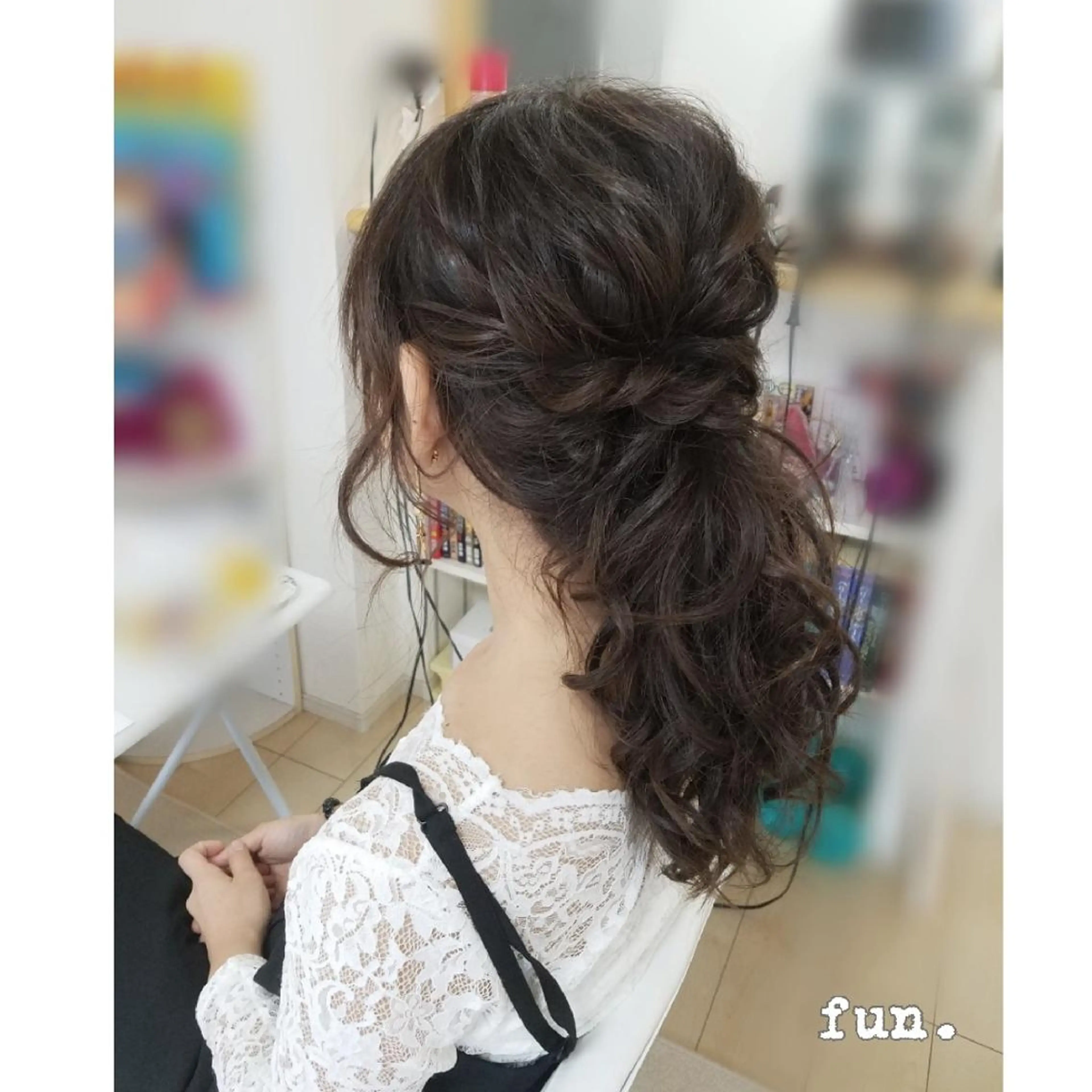 セミロング ヘアアレンジ fun./ヘアセット /エクステ/着付のその他イメージ