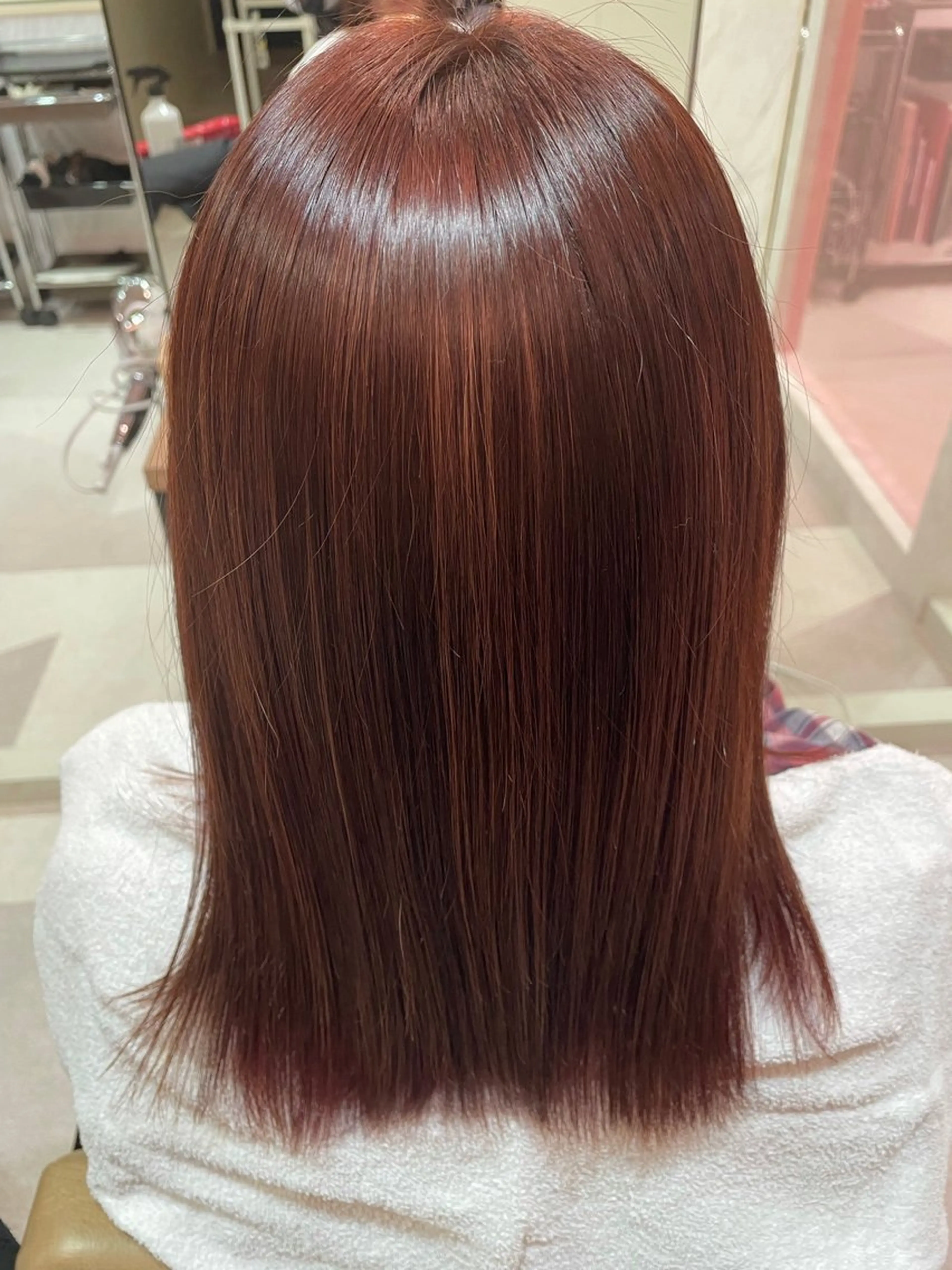 ロング 大山 莉奈のヘアスタイル