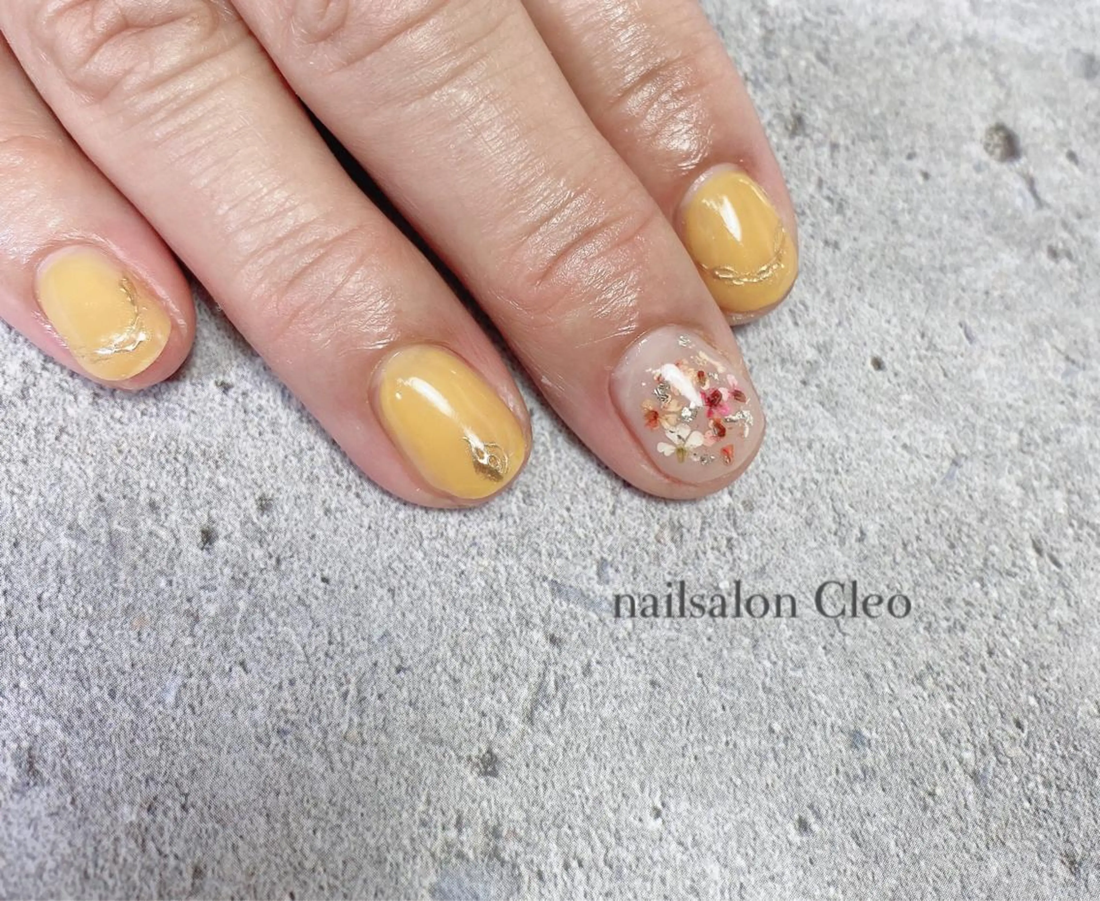 ネイル フラワーネイル Cleo クレオのネイルデザイン