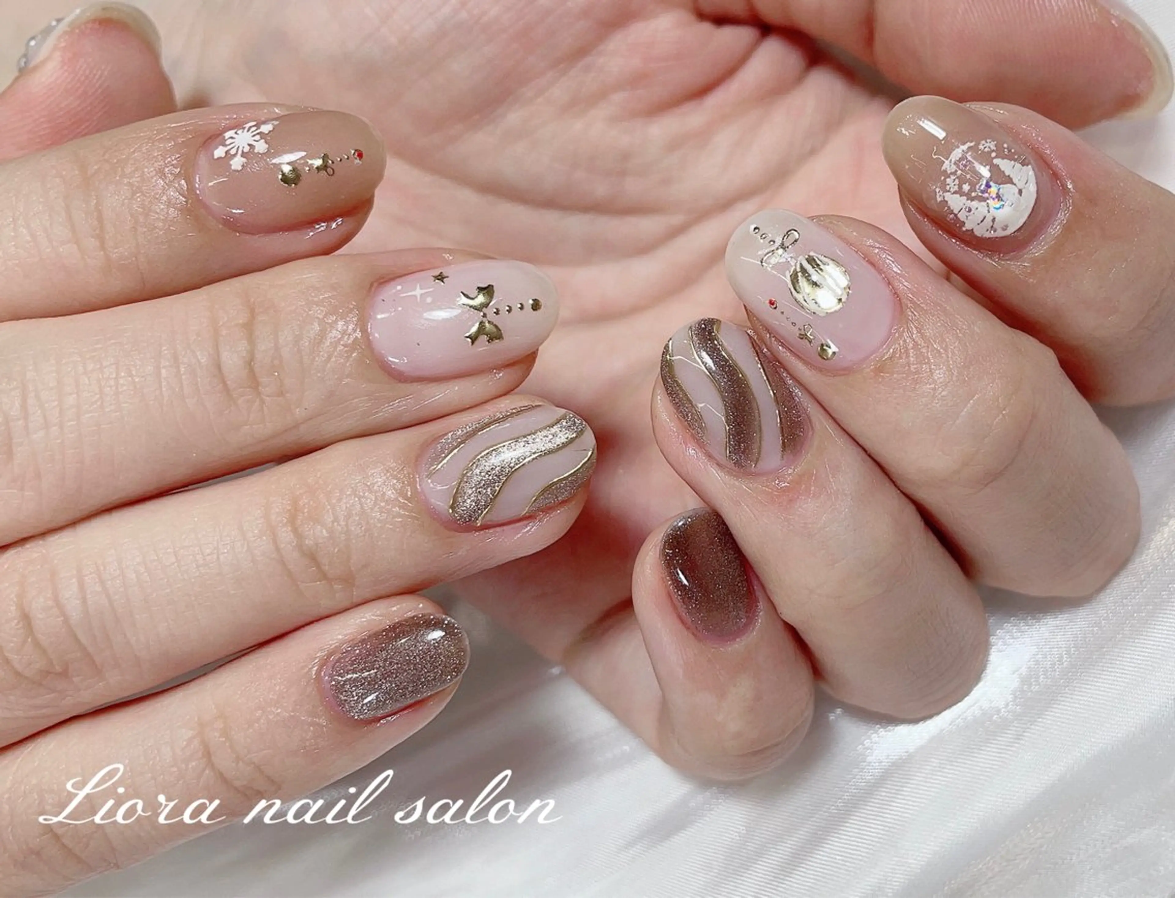 ネイル チークネイル フットネイル フレンチネイル ジェルネイル ガーリー ハンドネイル Liora nail スカルプ専門店のネイルデザイン