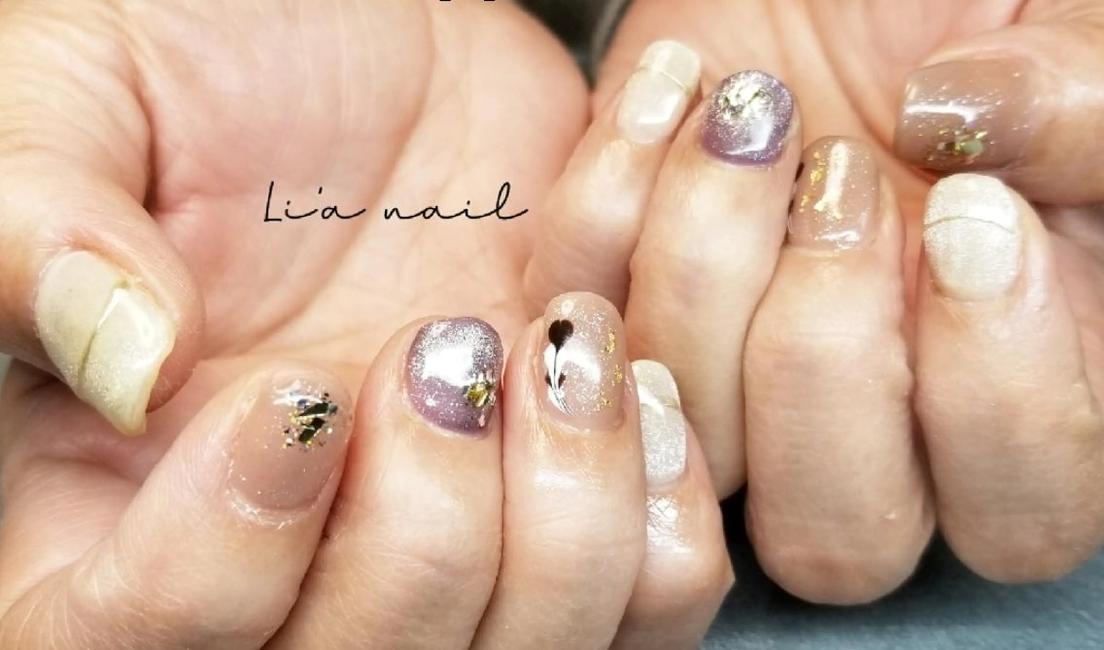 ネイル ハンドネイル ハンドケア Li'a  nailのネイルデザイン