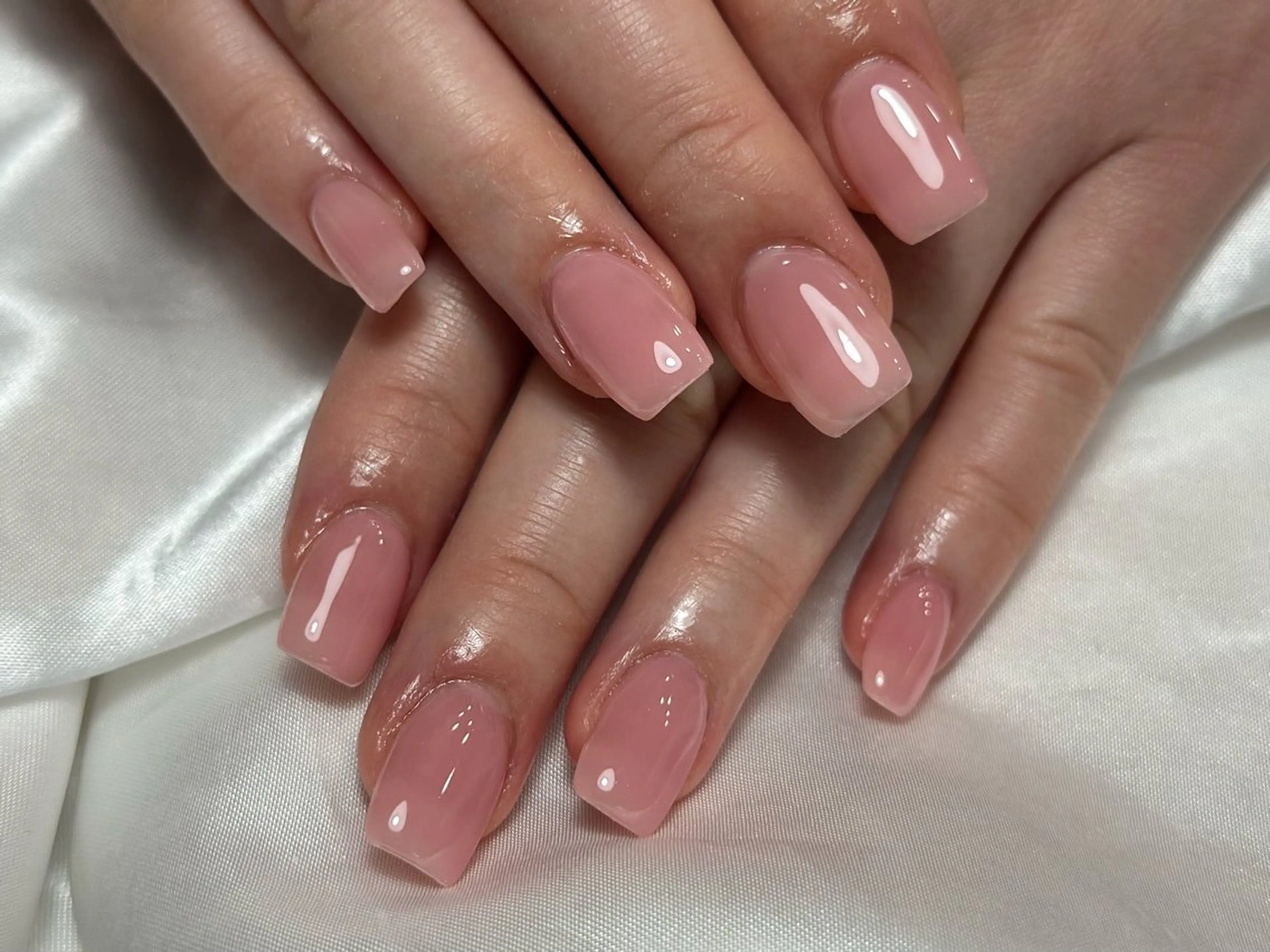 ネイル ネイルチップ Nail_ SkyBlue_Jのネイルデザイン