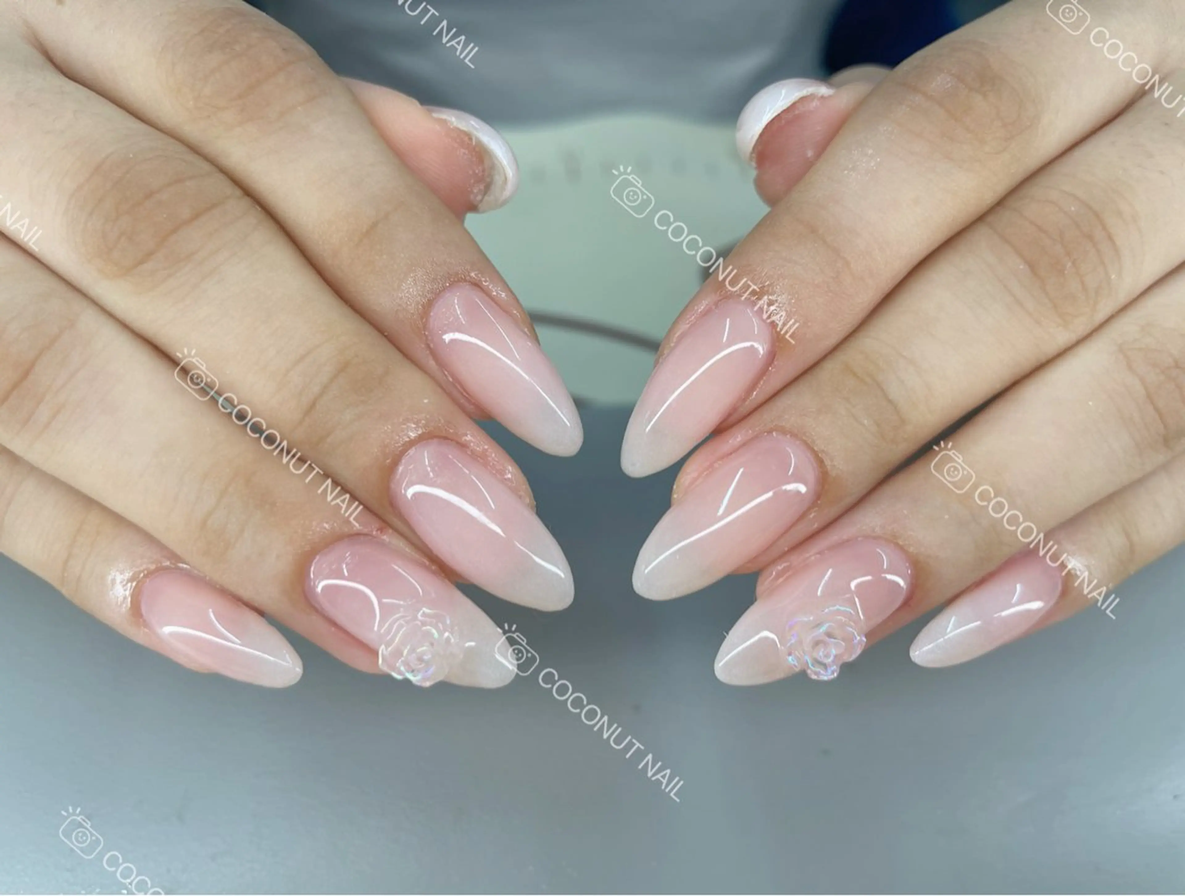 ネイル ハンドネイル 神田 ココナッツのネイルデザイン
