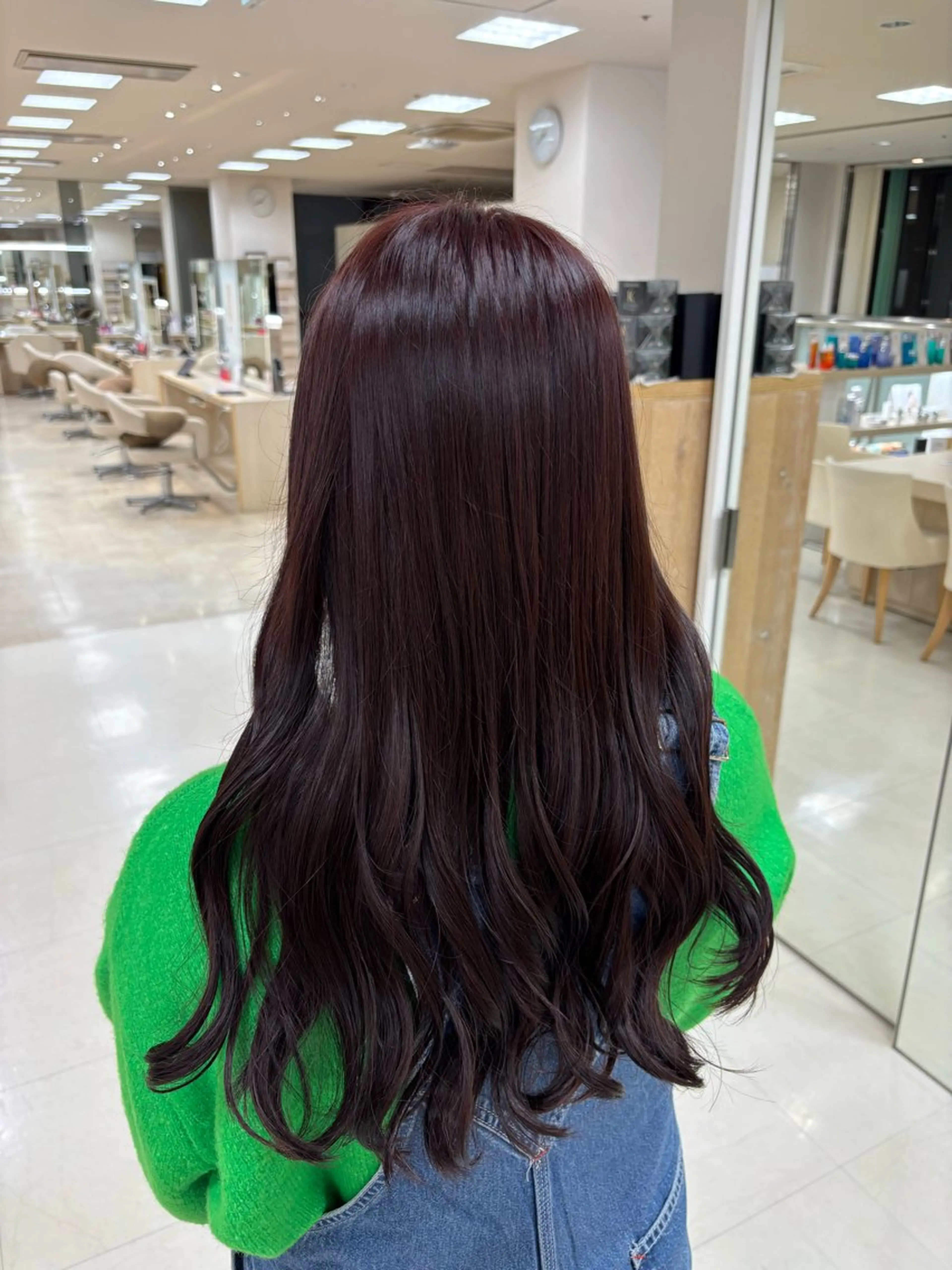 ロング カラー 🎀暖色カラー/透明 感カラー/ひな🎀のヘアスタイル