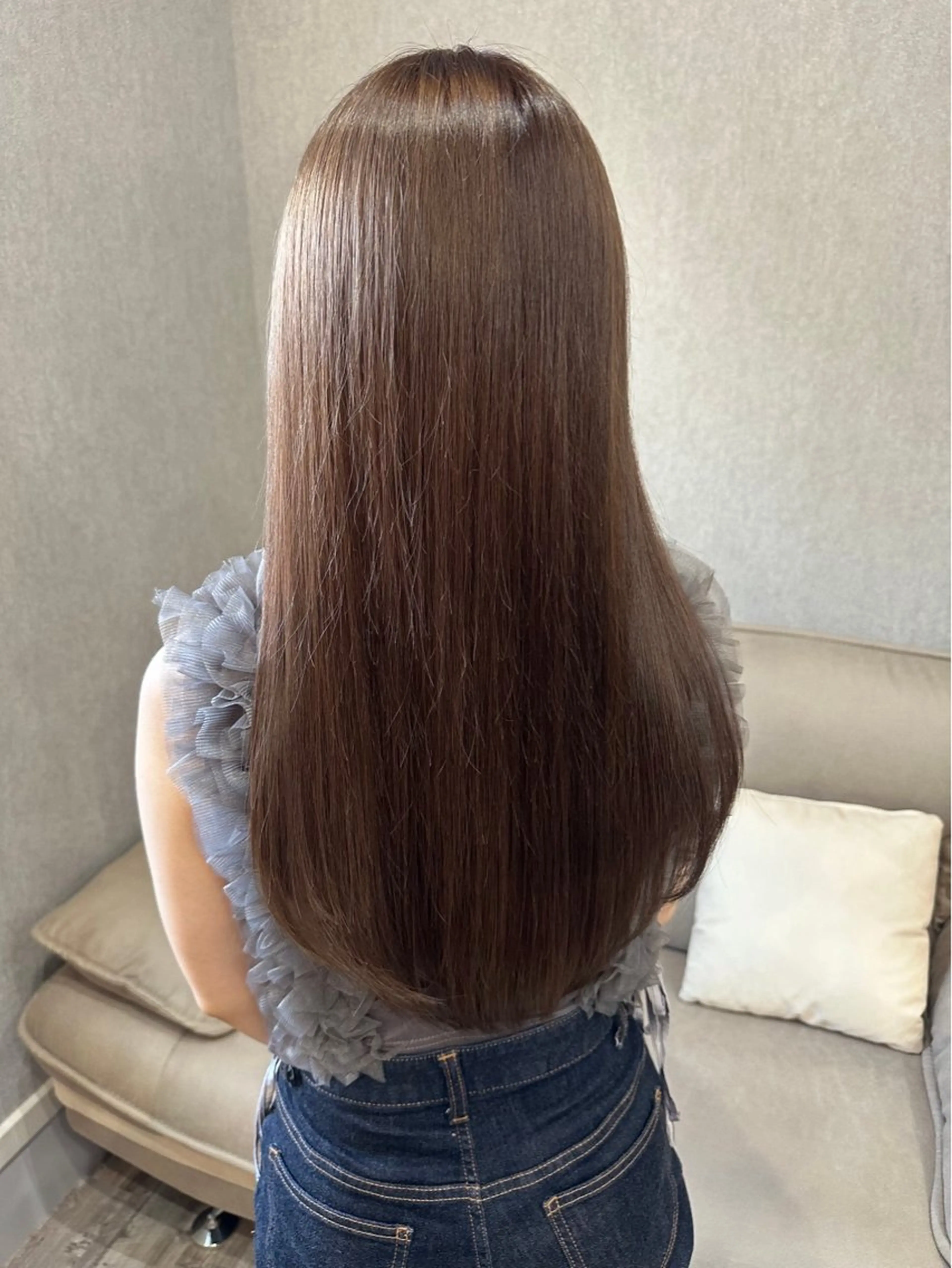 ロング ヘアカラー トリートメント 本間 龍翔のヘアスタイル