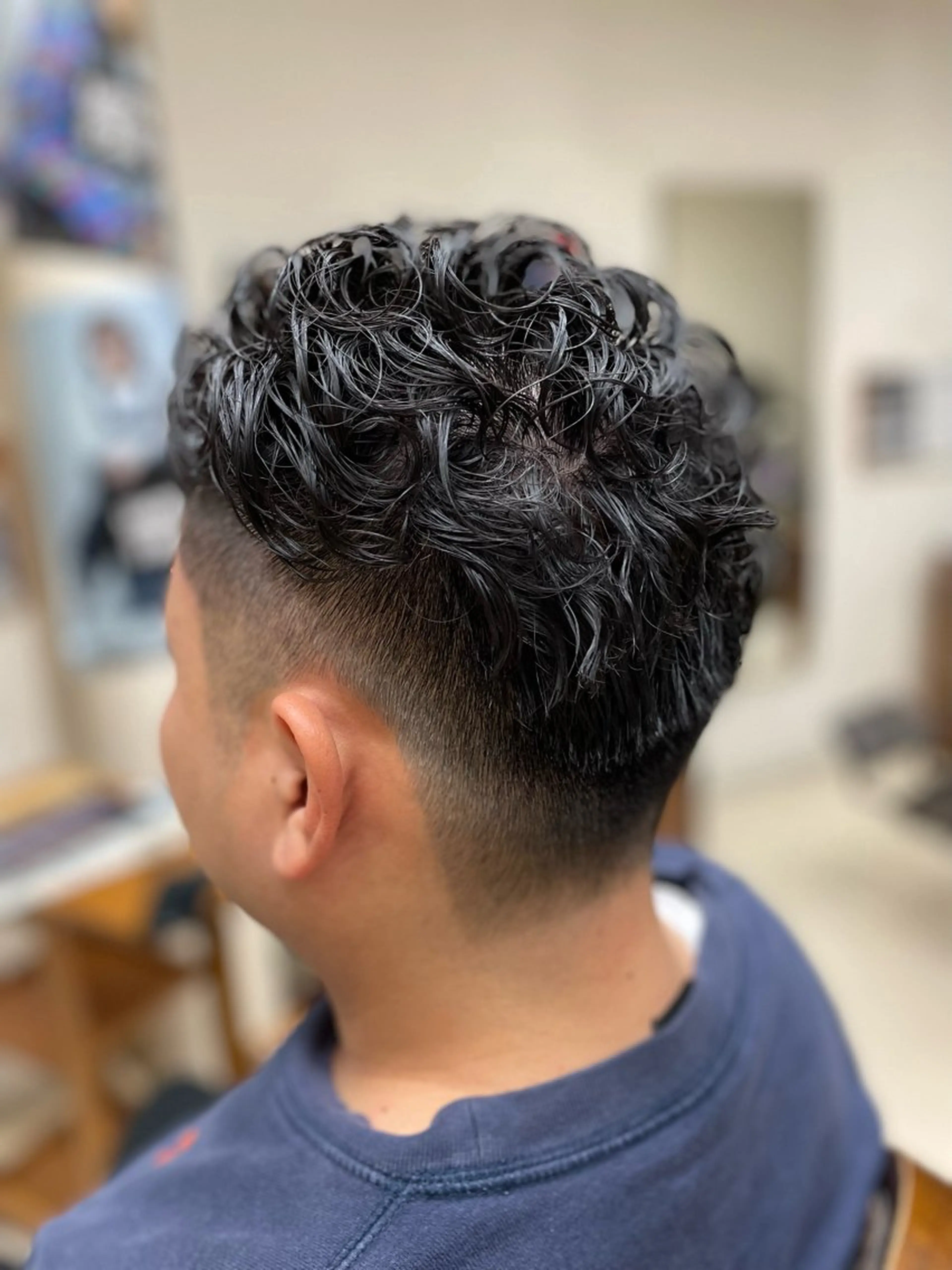 パーマ メンズ 三井 大輝のヘアスタイル