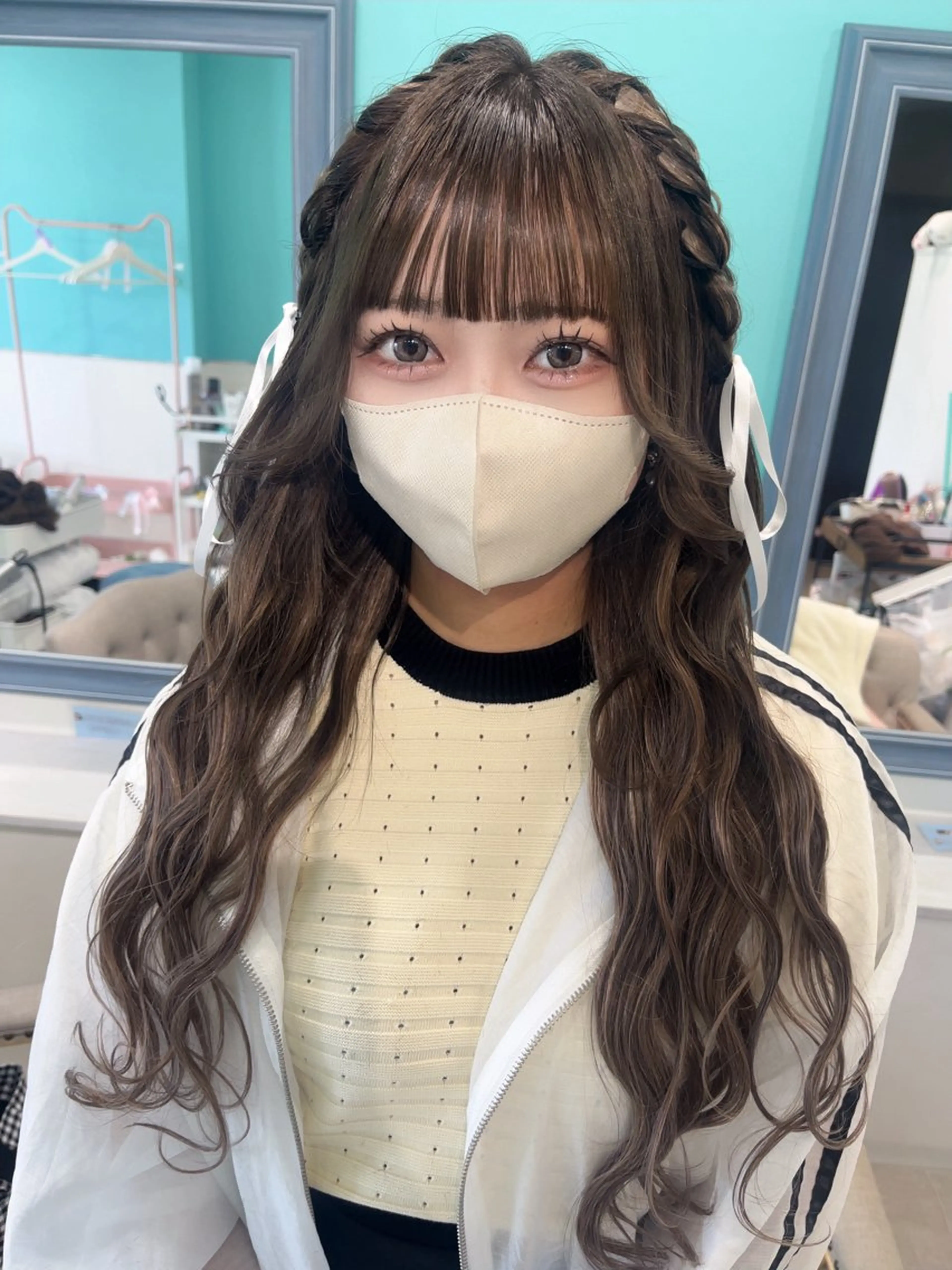 ロング ヘアアレンジ ヘアセット ☁️hinako☁️ 1HAVANAのヘアスタイル