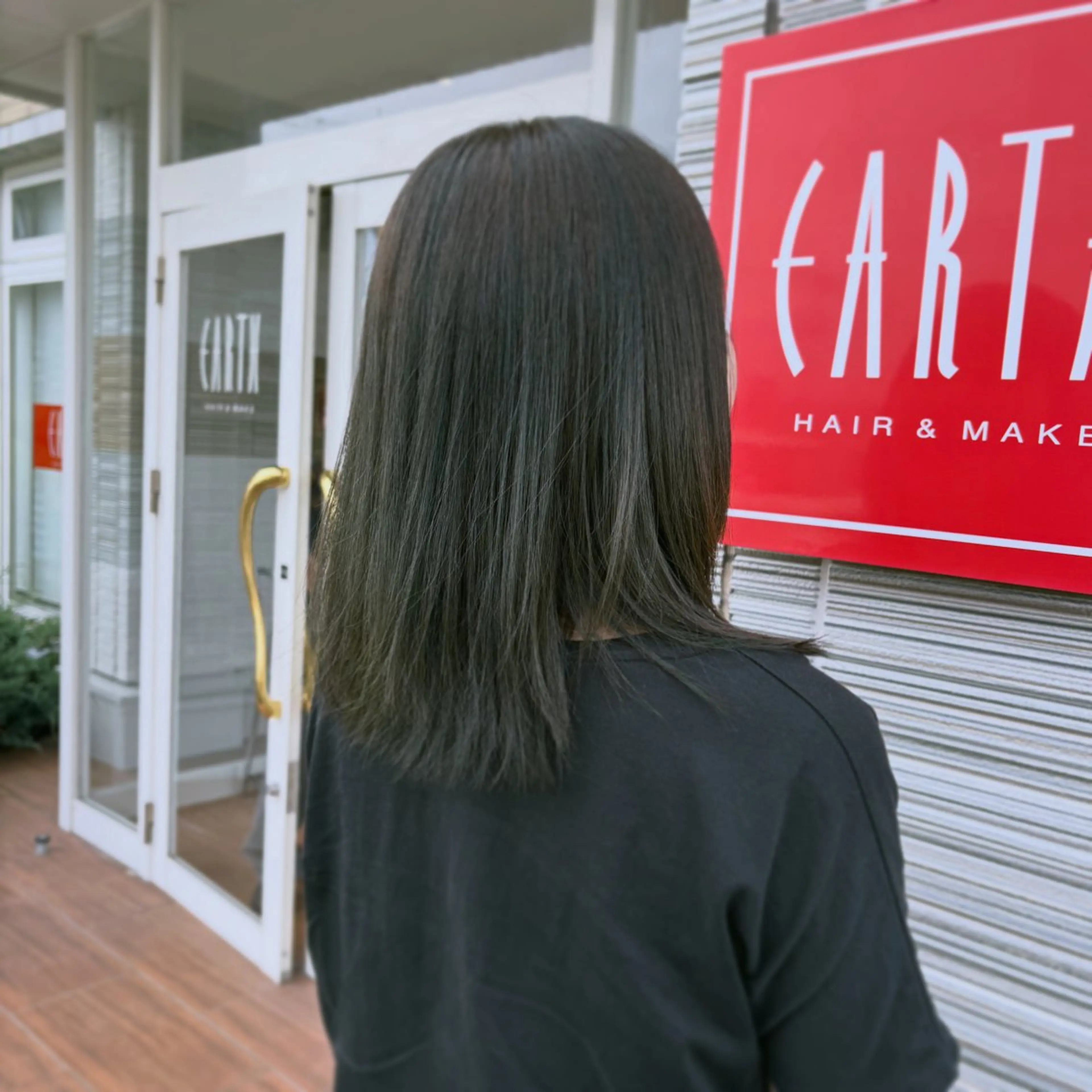 カラー EARTH水沢店 さとうせいなのヘアスタイル