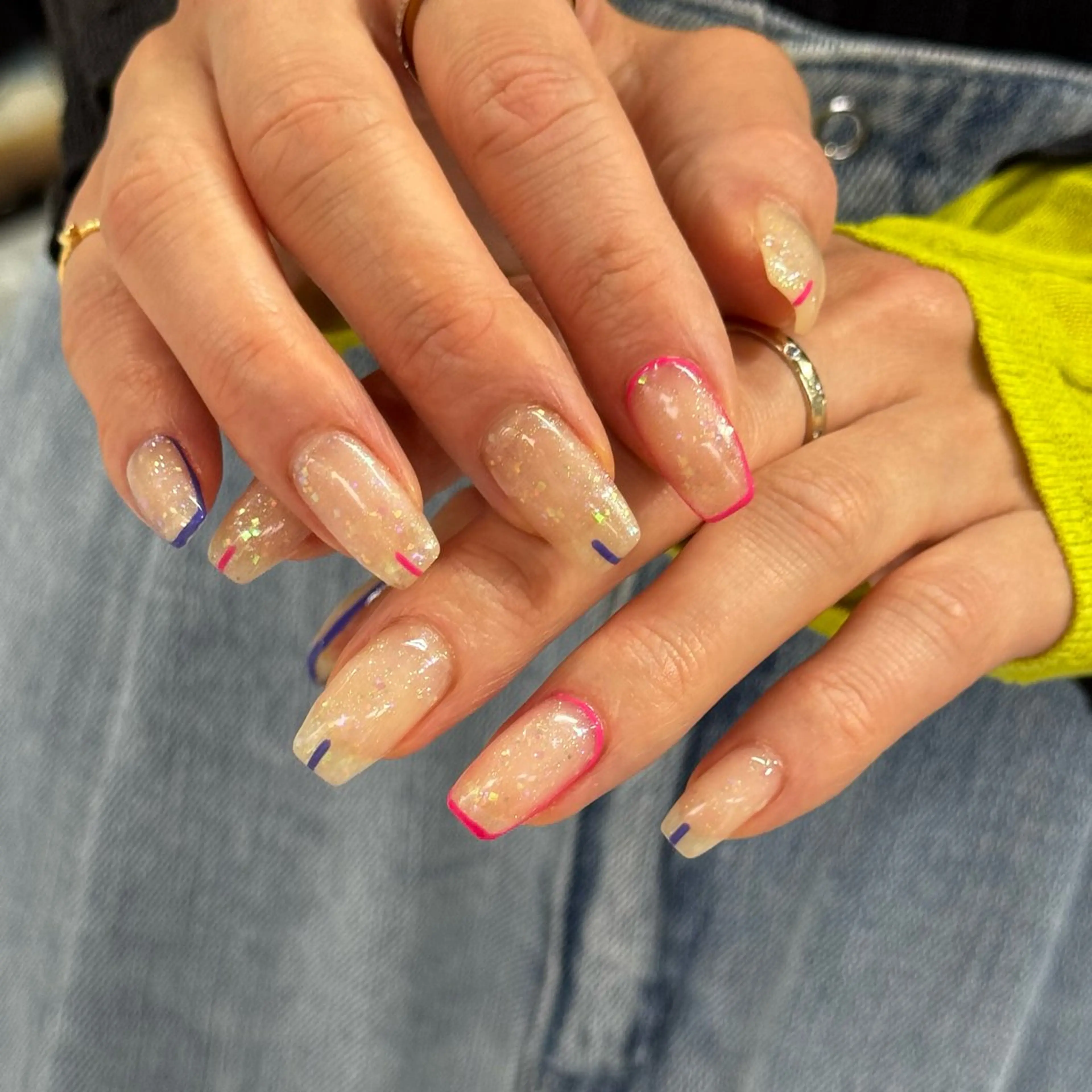 ネイル クリアネイル ハンドネイル HARUKA ネイリスト福岡/薬院のネイルデザイン