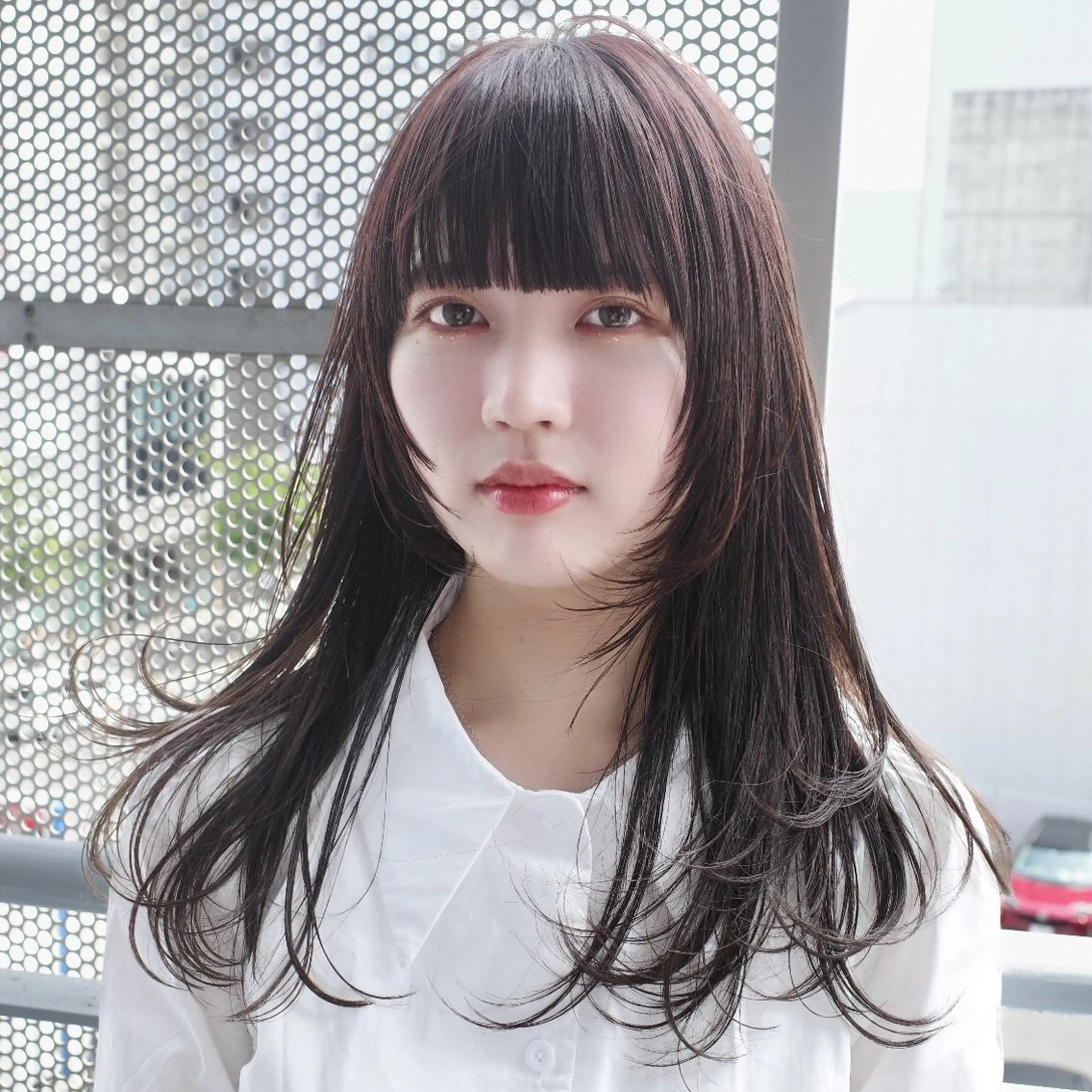 ロング レイヤーカット カット 🎀ゆな🎀ブリーチ /ショートウルフのヘアスタイル