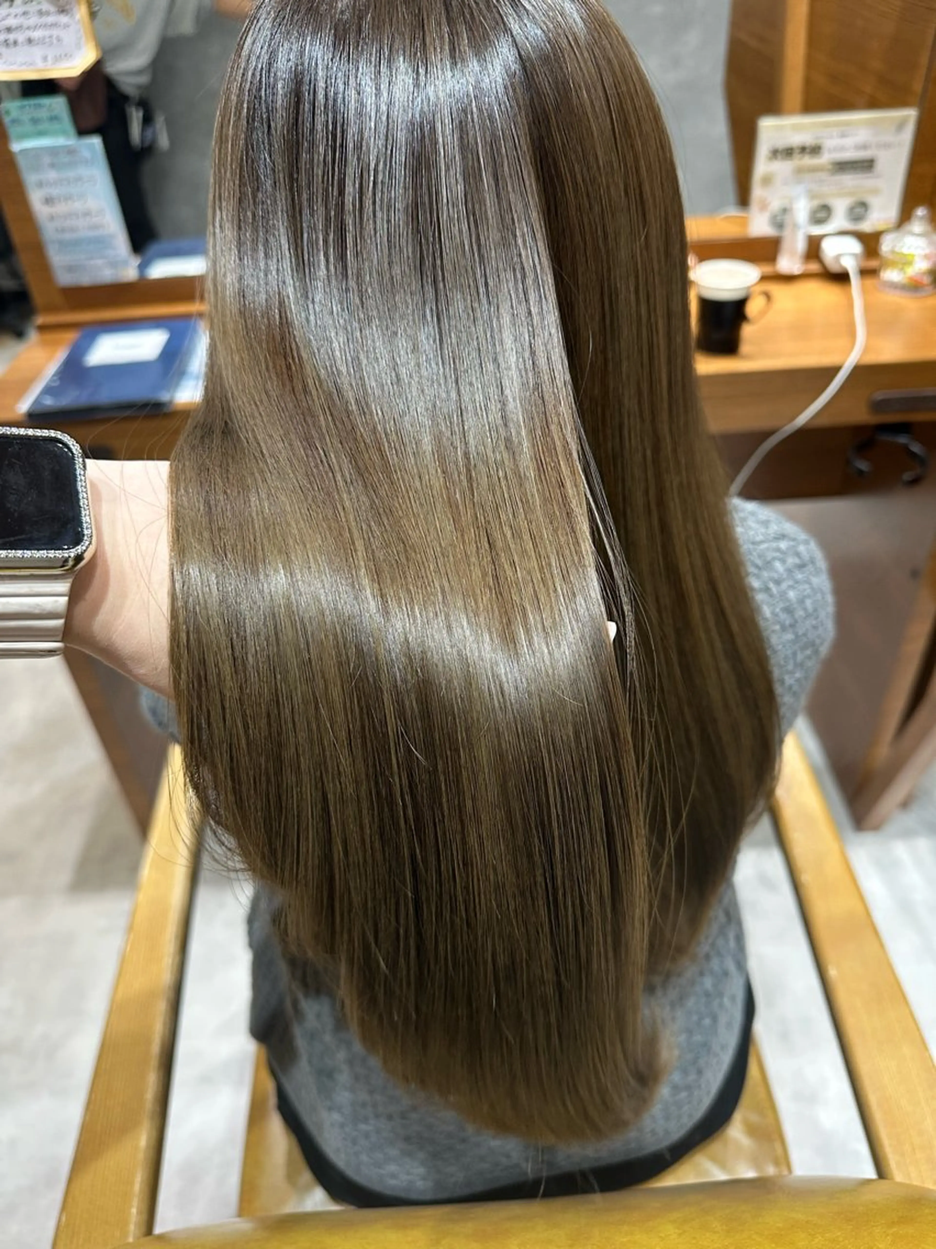 ロング パーマ 縮毛矯正 カット✂︎ /ｳｻﾐのヘアスタイル