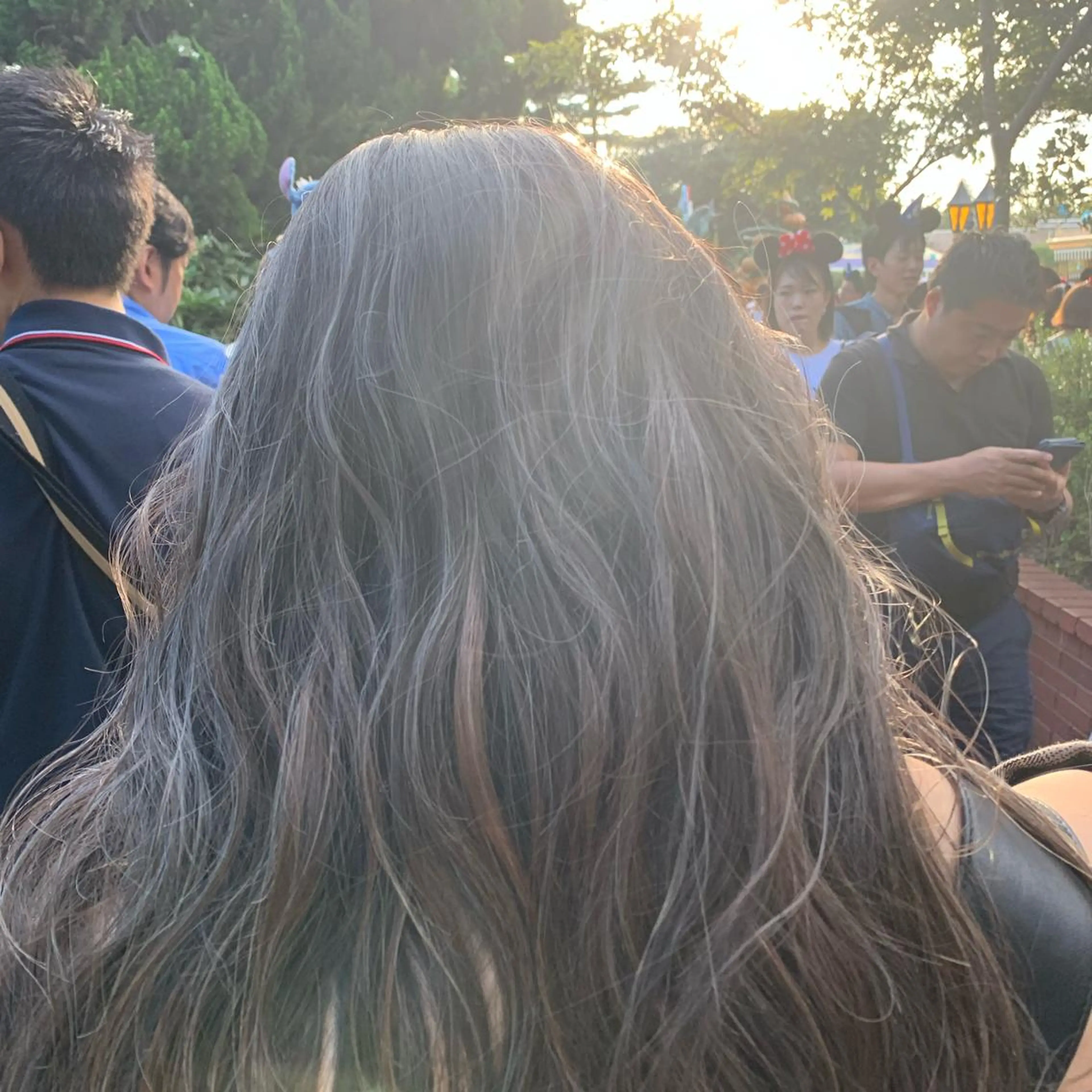 ロング ハイライト マホ/日吉/髪質改善 /レイヤー/ガーリーのヘアスタイル