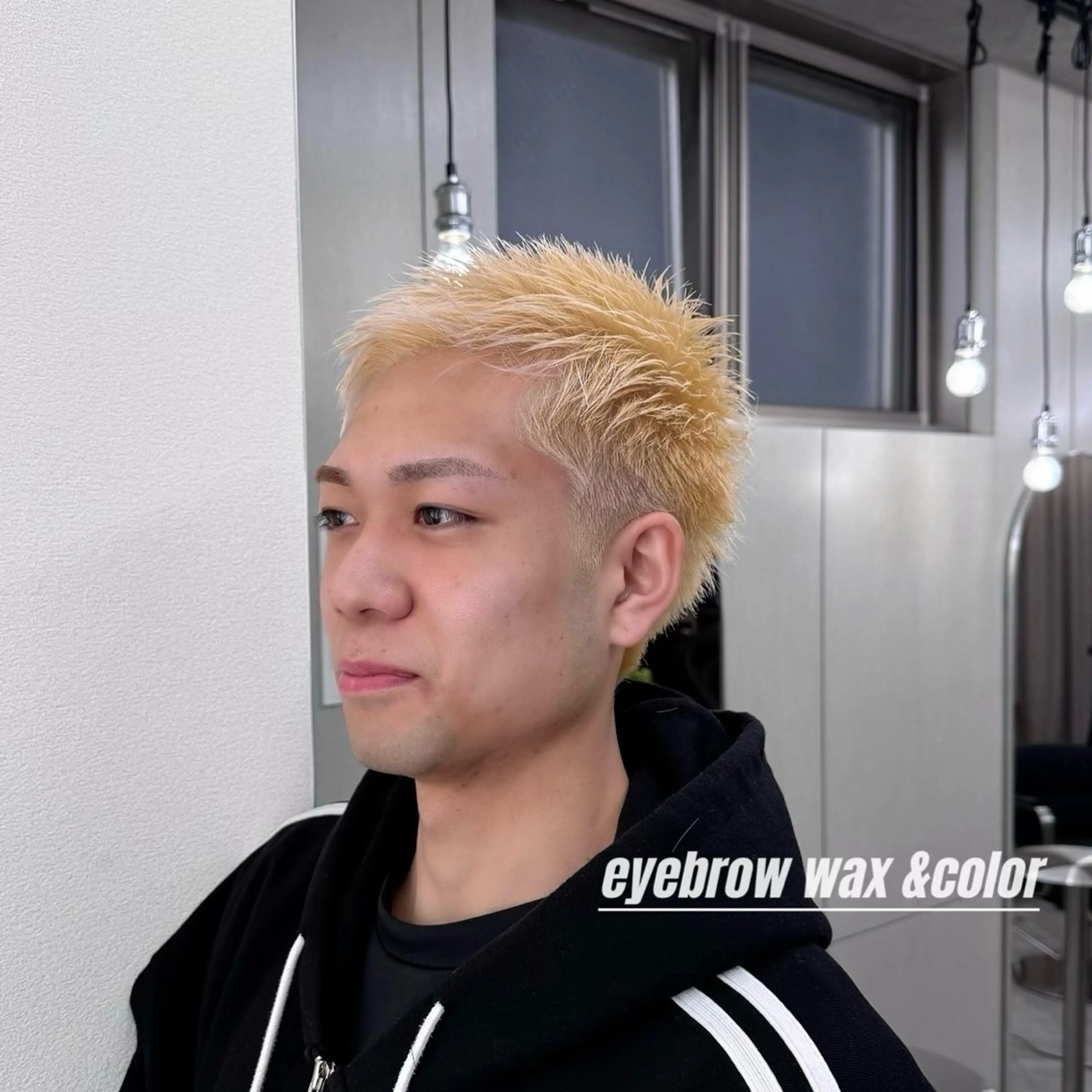 メンズ アイブロウ 眉カラー メンズアイブロウ 眉毛ワックス脱毛 ワックス脱毛 三浦 里恵のマツエク・マツパデザイン