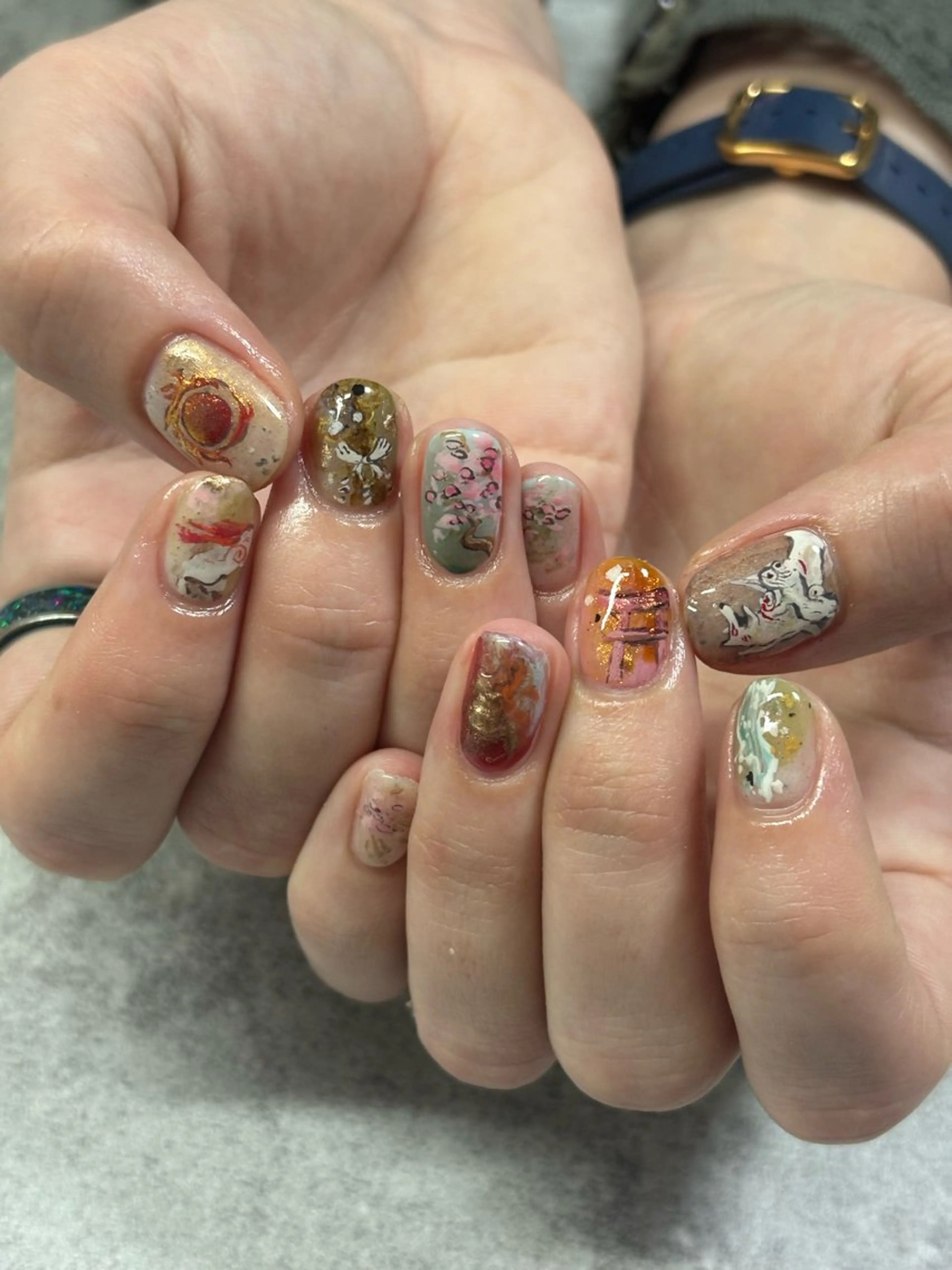 ネイル ハンドネイル FIORITURA Maikoのネイルデザイン