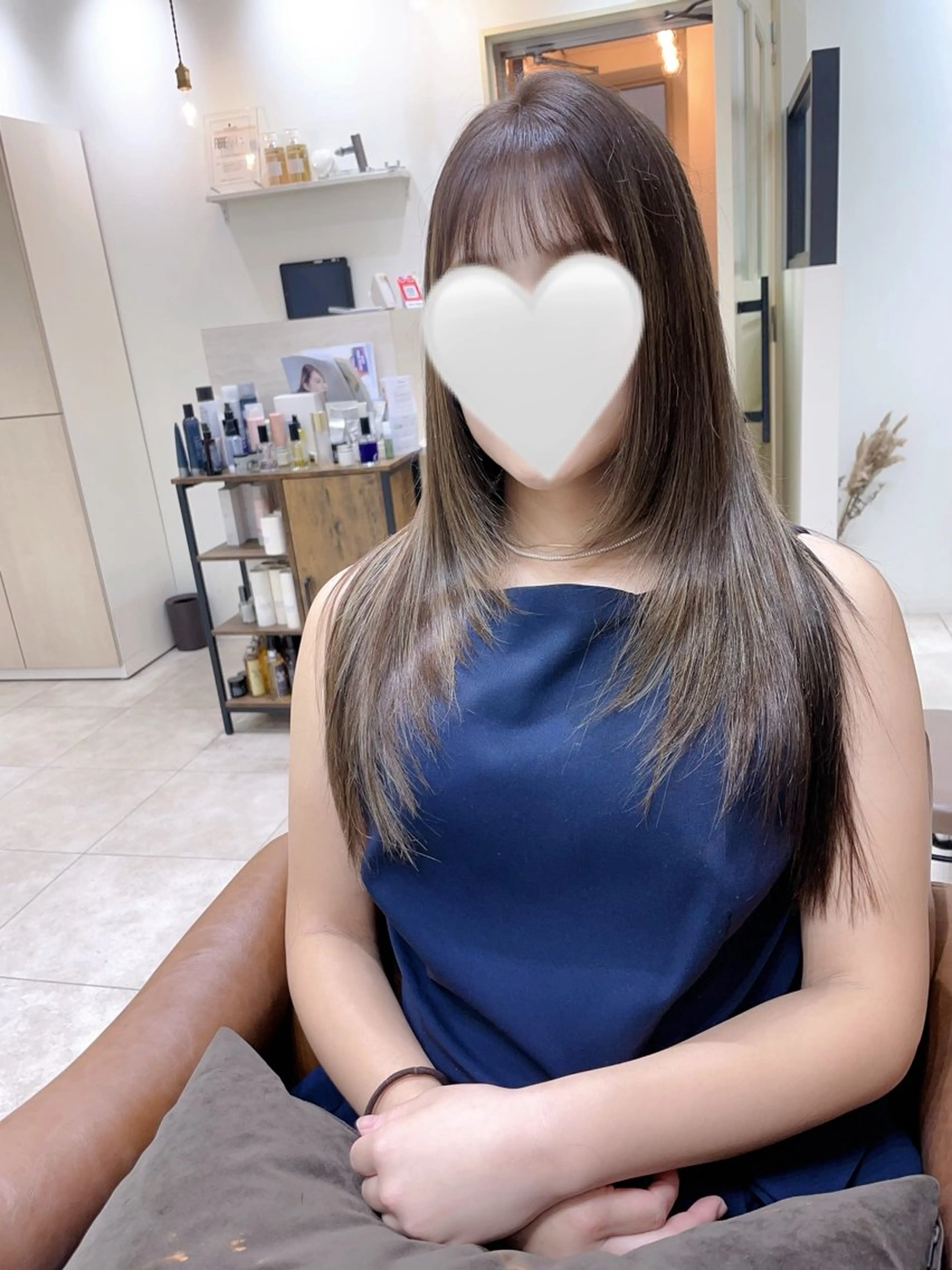 ロング カラー カット ヘアカラー トリートメント 村山 茉衣のヘアスタイル