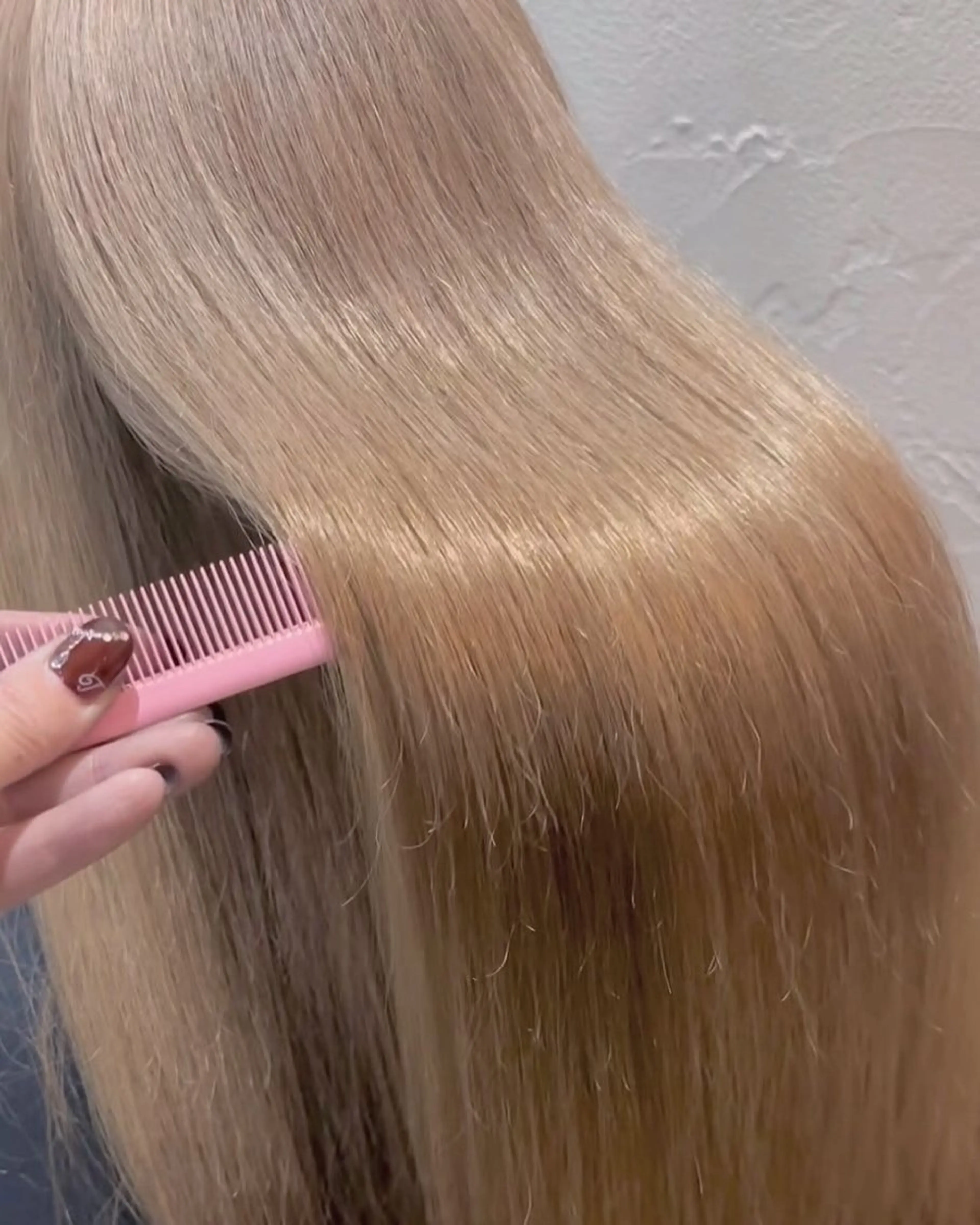 ロング カラー ヘアカラー 中嶋心渚⌇透明感 カラー️🩵🎀‪のヘアスタイル