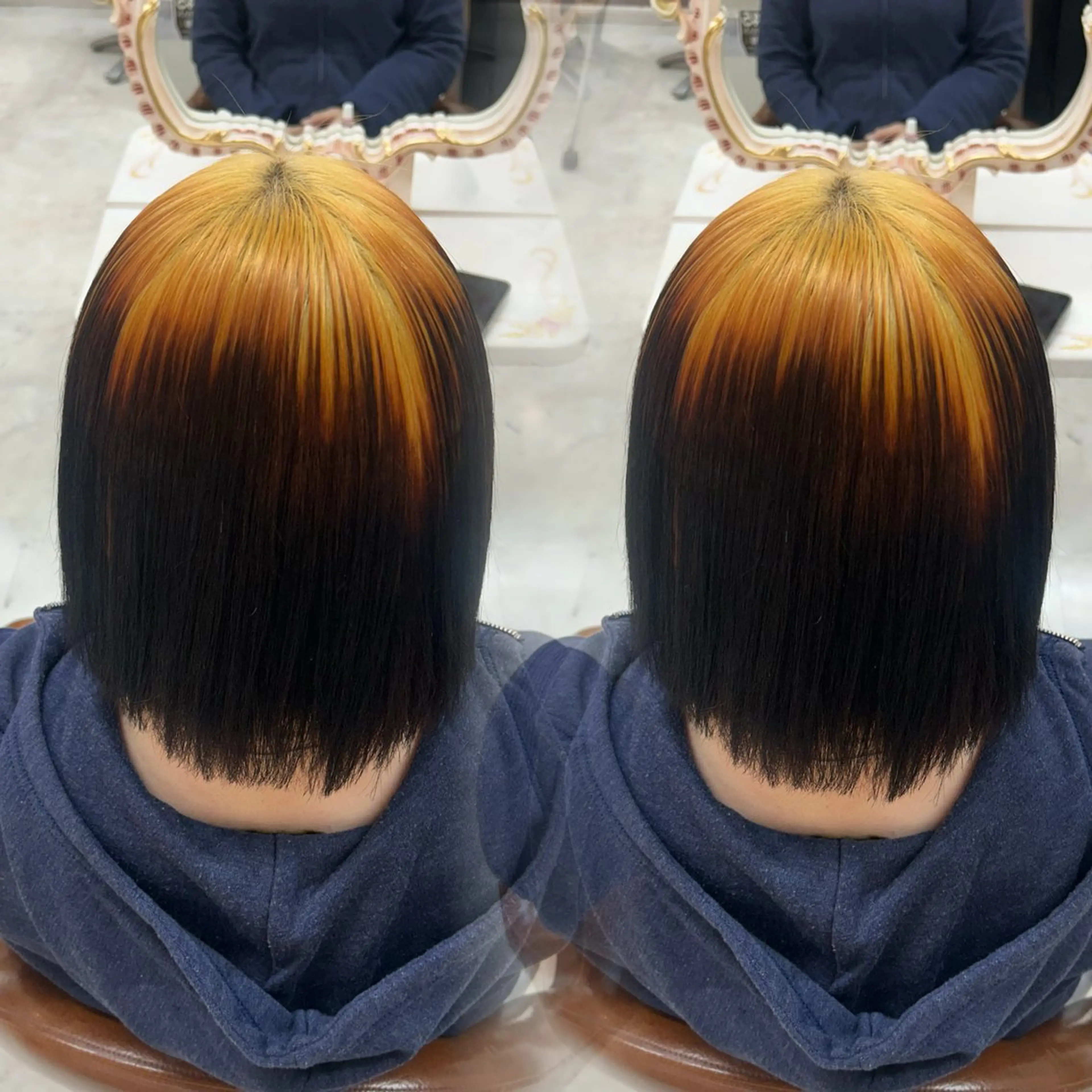 カラー PELEmana🎀 韓国風透明感カラーのヘアスタイル