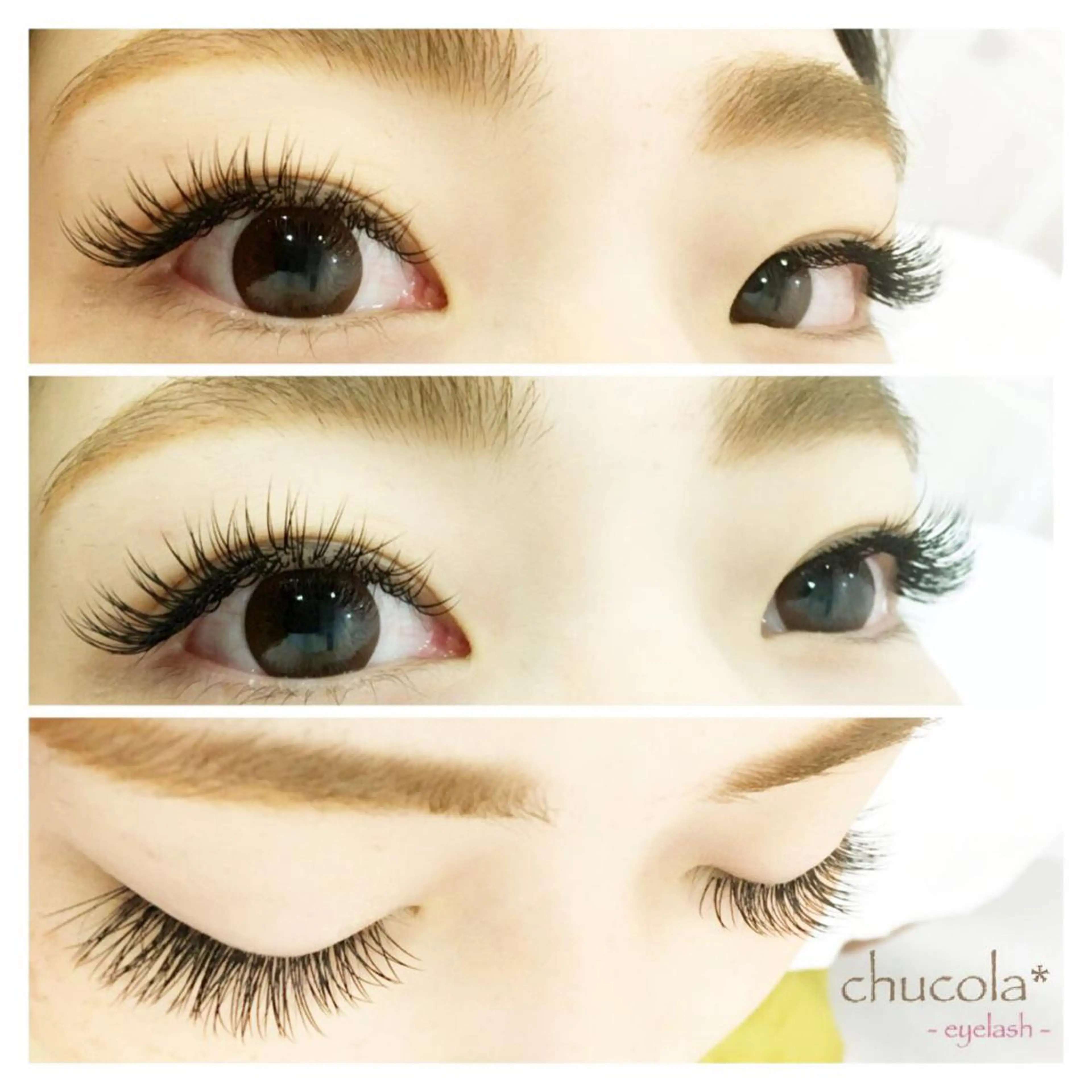 マツエク・マツパ 付け放題 Jカール 目尻長め セーブル chucola *のマツエク・マツパデザイン