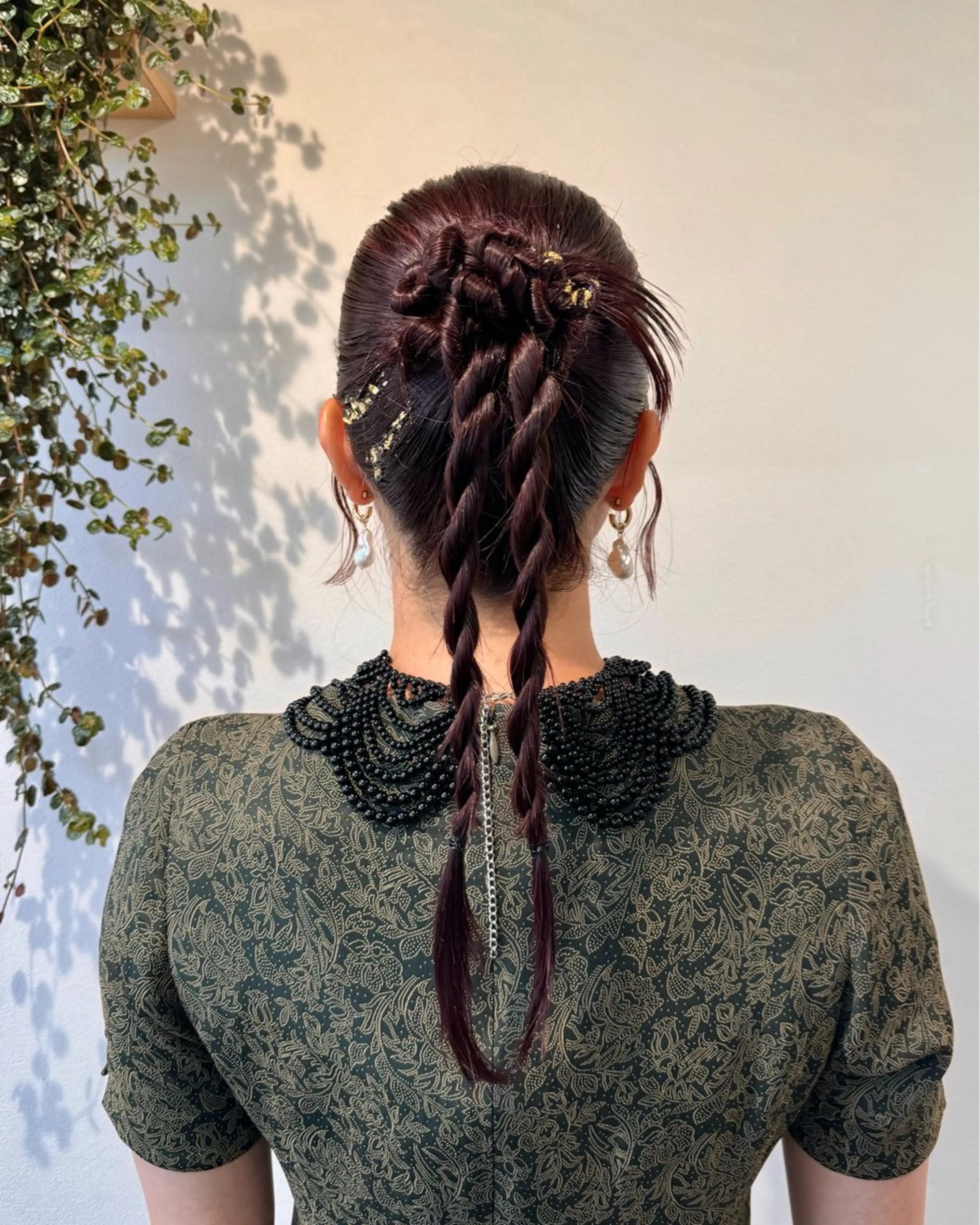 セミロング ヘアアレンジ 韓国風ヘア ヘアセット 𝙎𝙚𝙞𝙧𝙖 ☆カット/パーマのヘアスタイル