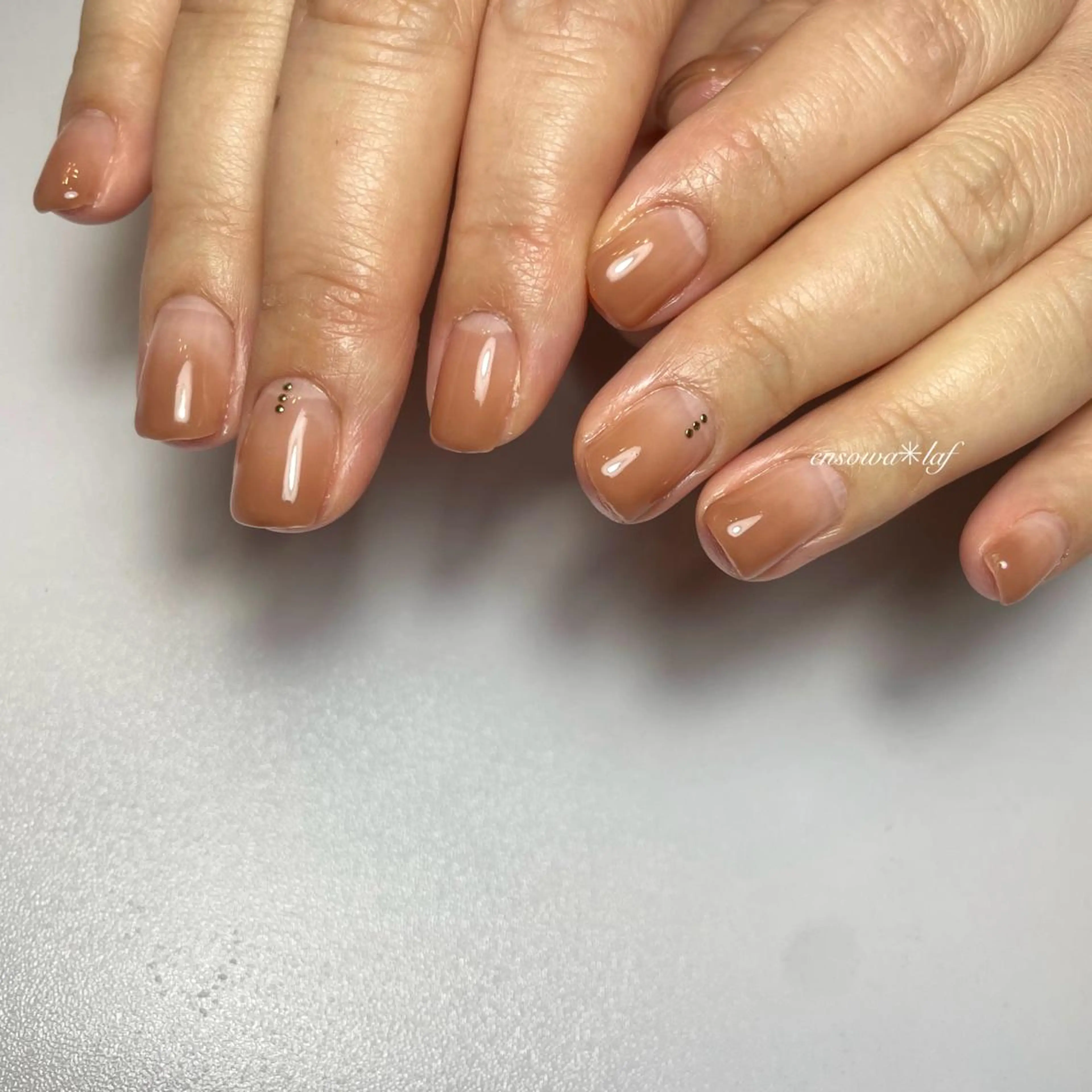 ネイル シンプルネイル ensowa✱laf NAILのネイルデザイン