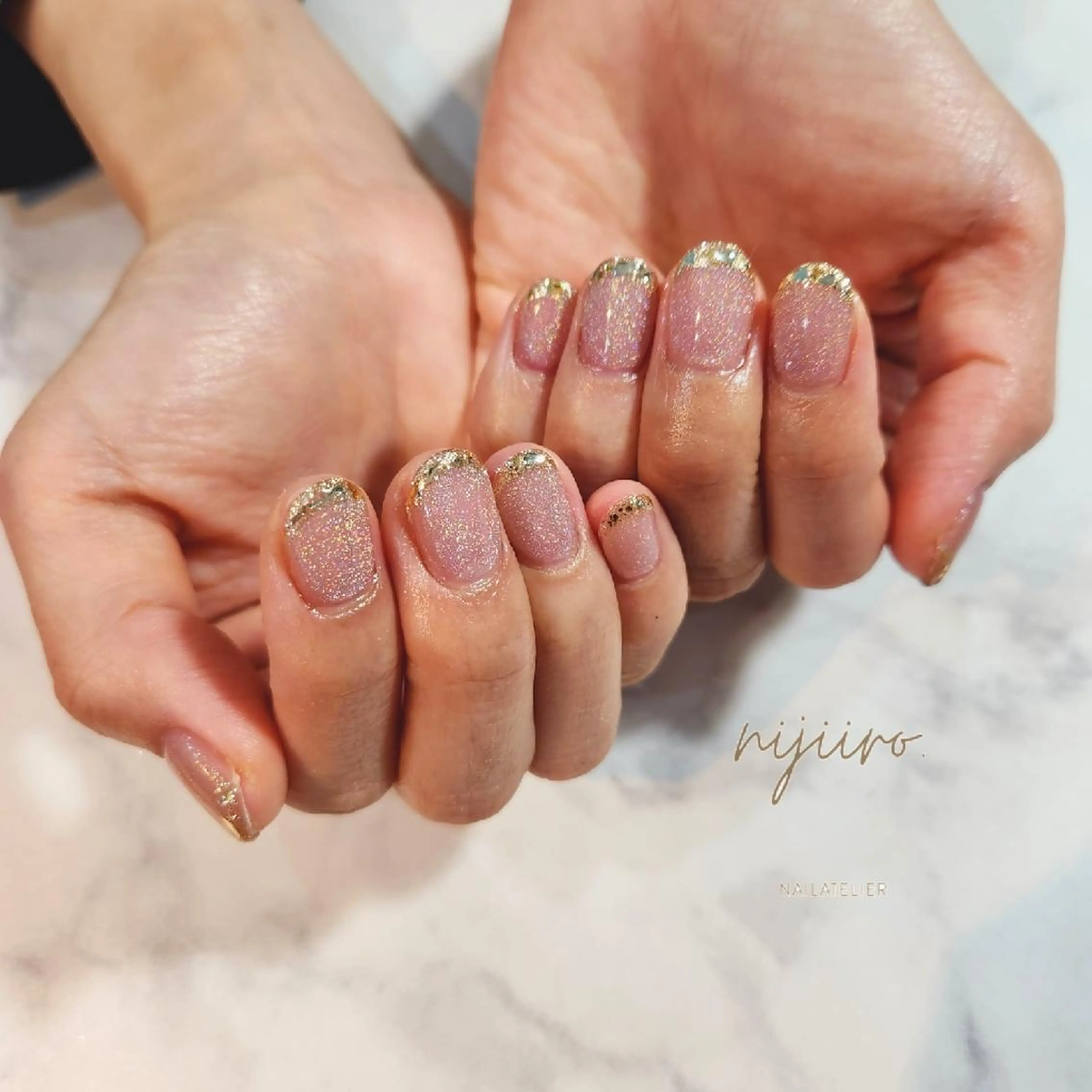 ネイル ハンドネイル nailatelier nijiiro.所属・nijiiro🌈 サトウのネイルデザイン