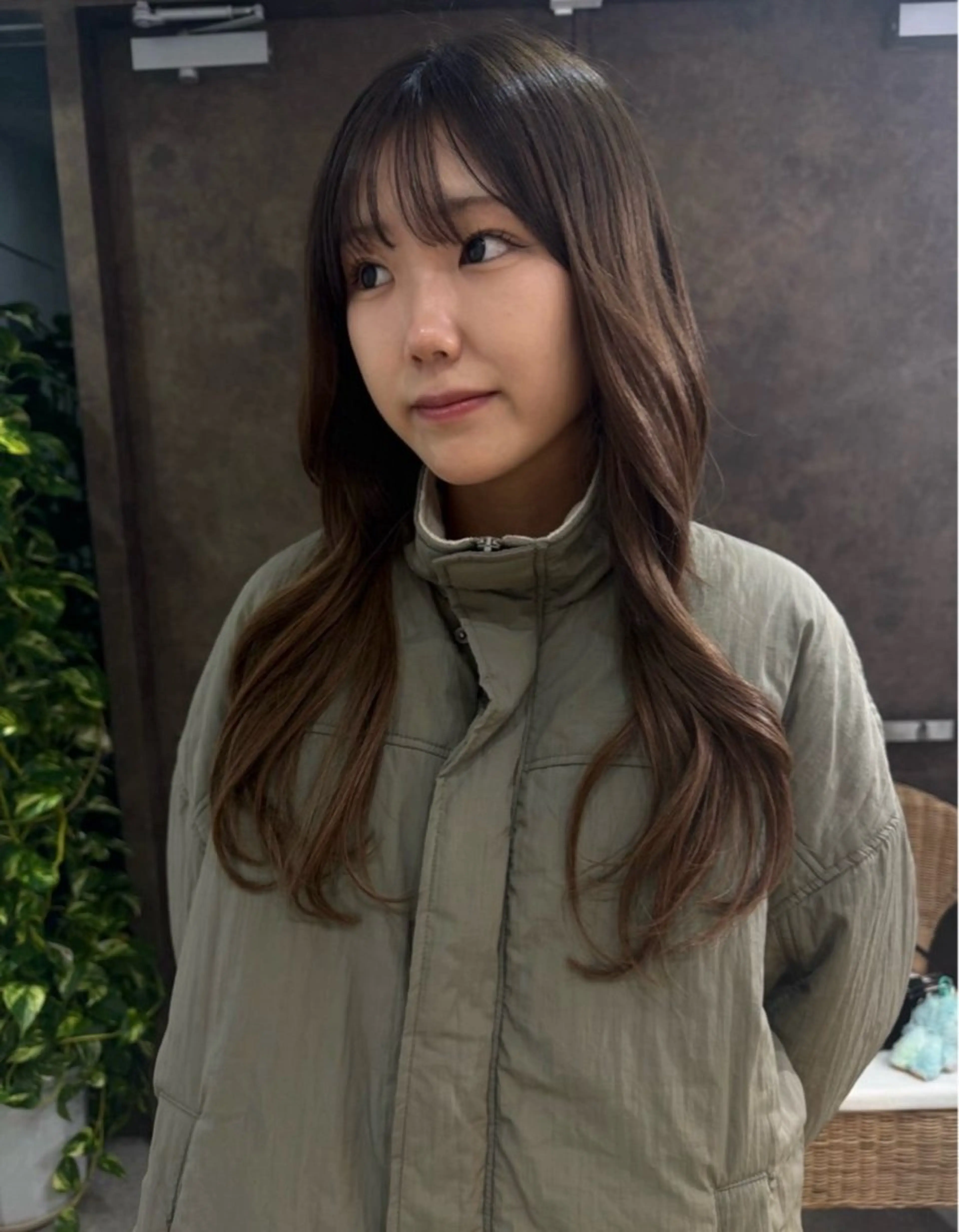 ロング 縮毛矯正／韓国ヘア AO俊介🌐のヘアスタイル