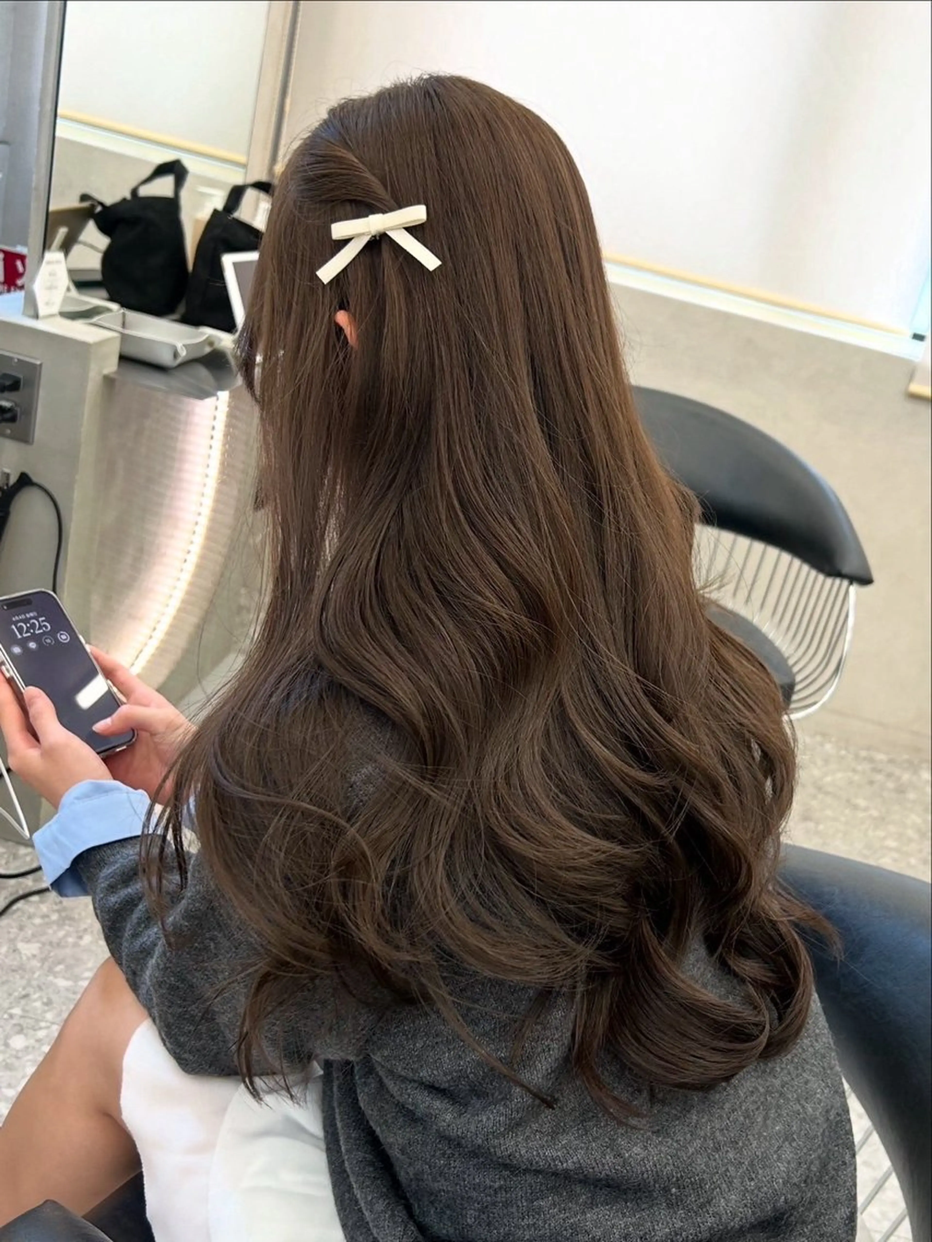 ロング カラー 杉光 梨緒のヘアスタイル