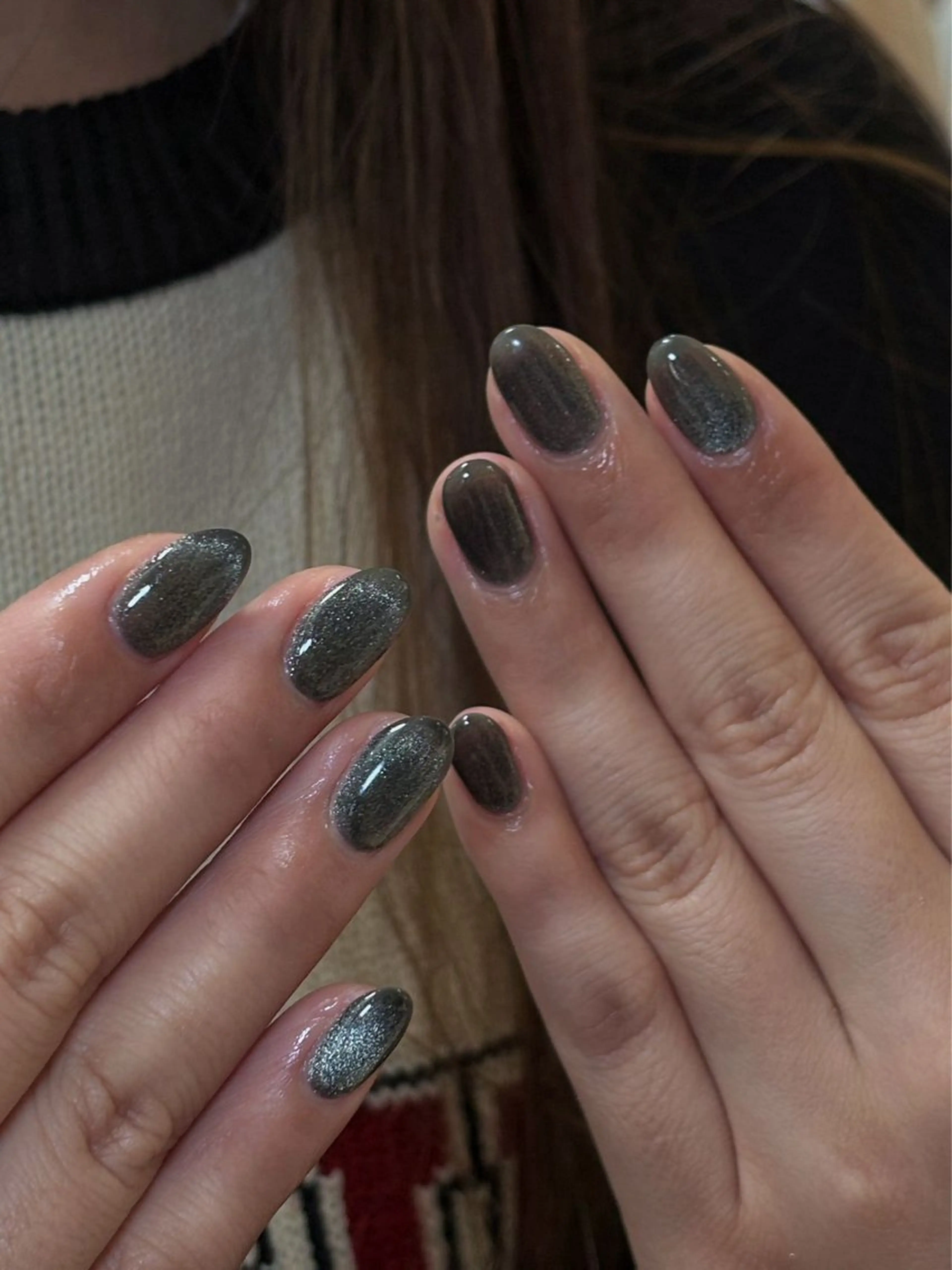 ショート めぐみのネイルサロン スタッフ練習のネイルデザイン