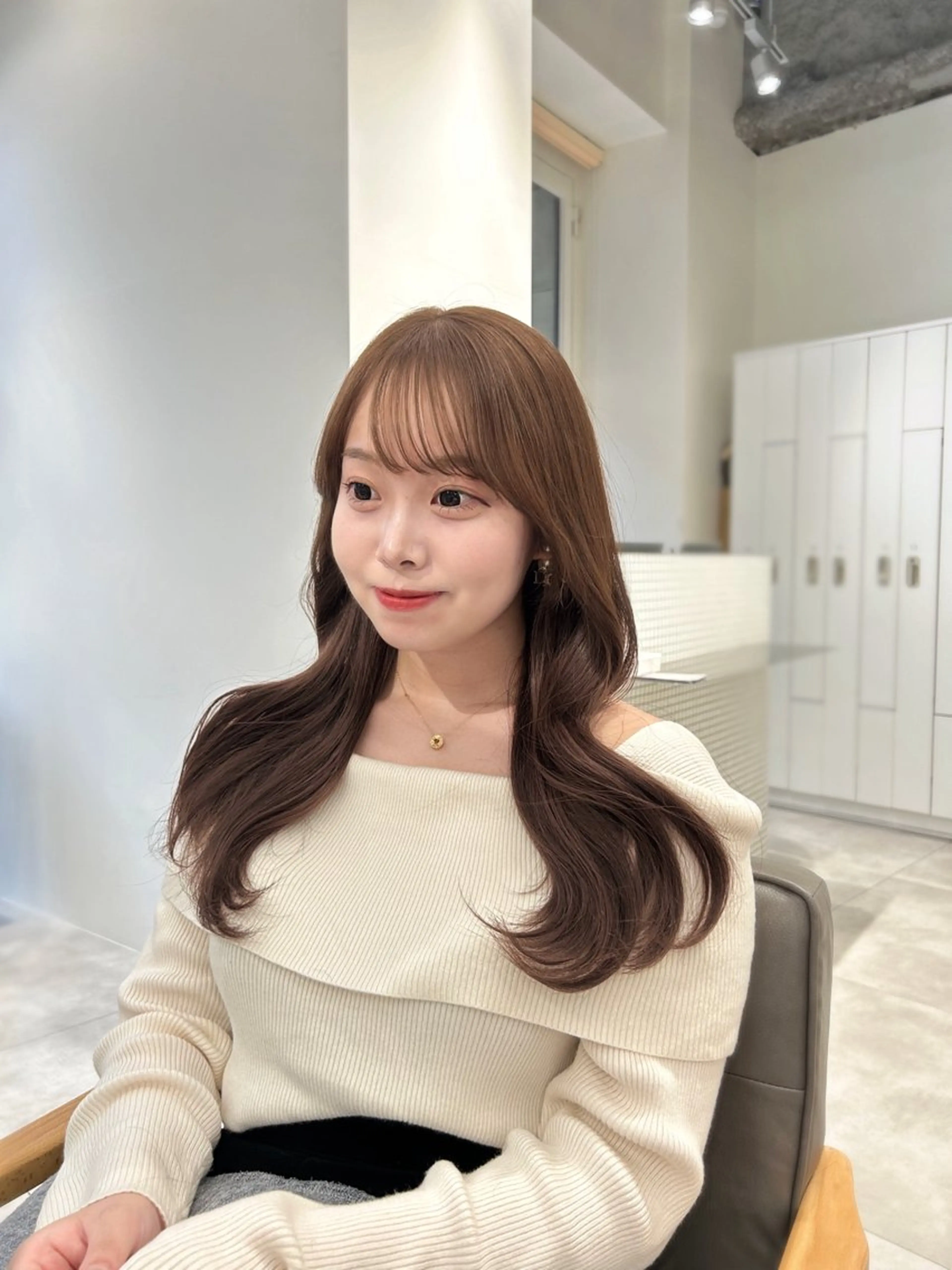 ロング カラー ミディアムヘア Chifumiのヘアスタイル