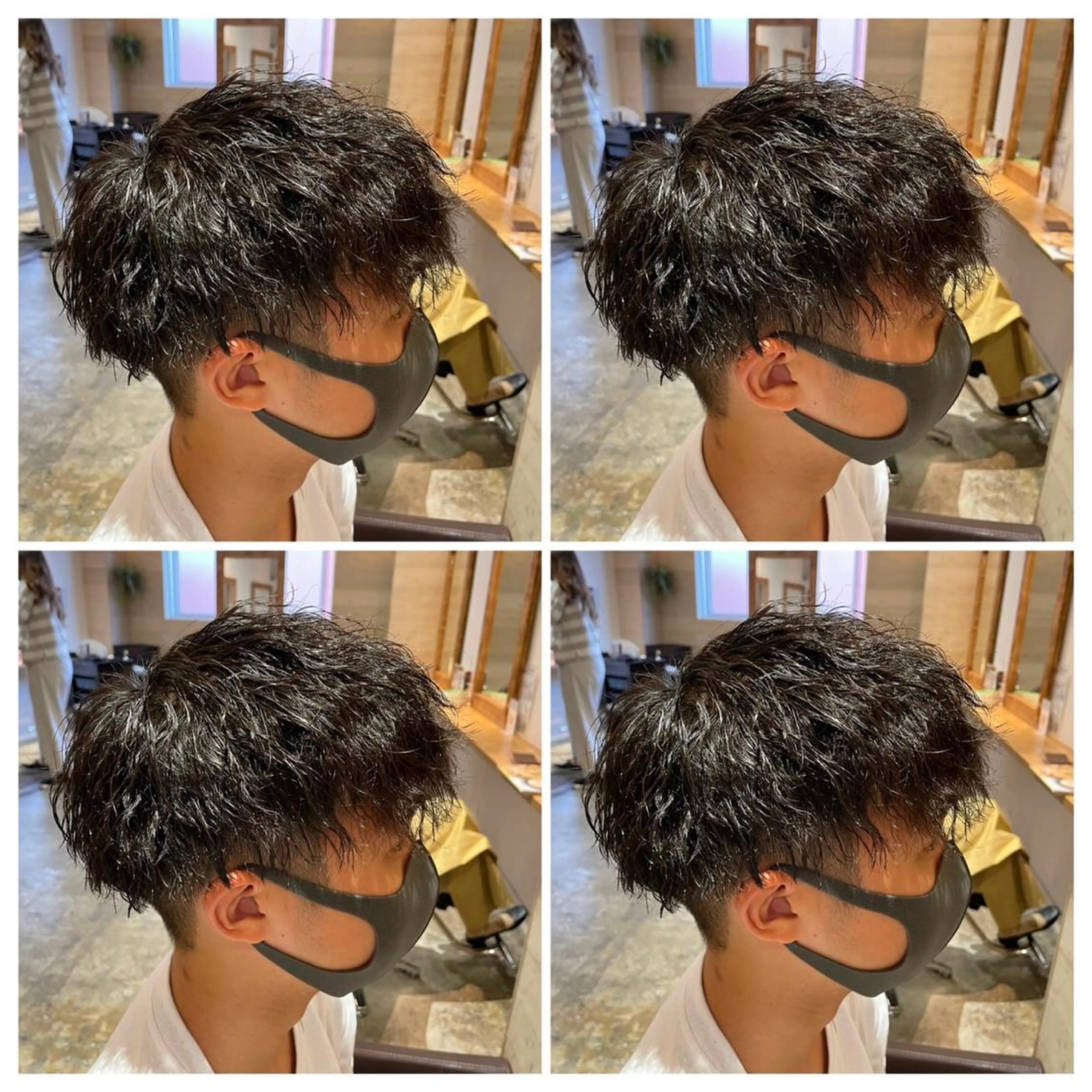 パーマ メンズ カット パーマ トリートメント ヘアセット 💈メンズパーマ特化 店長望月謙二郎💈のヘアスタイル