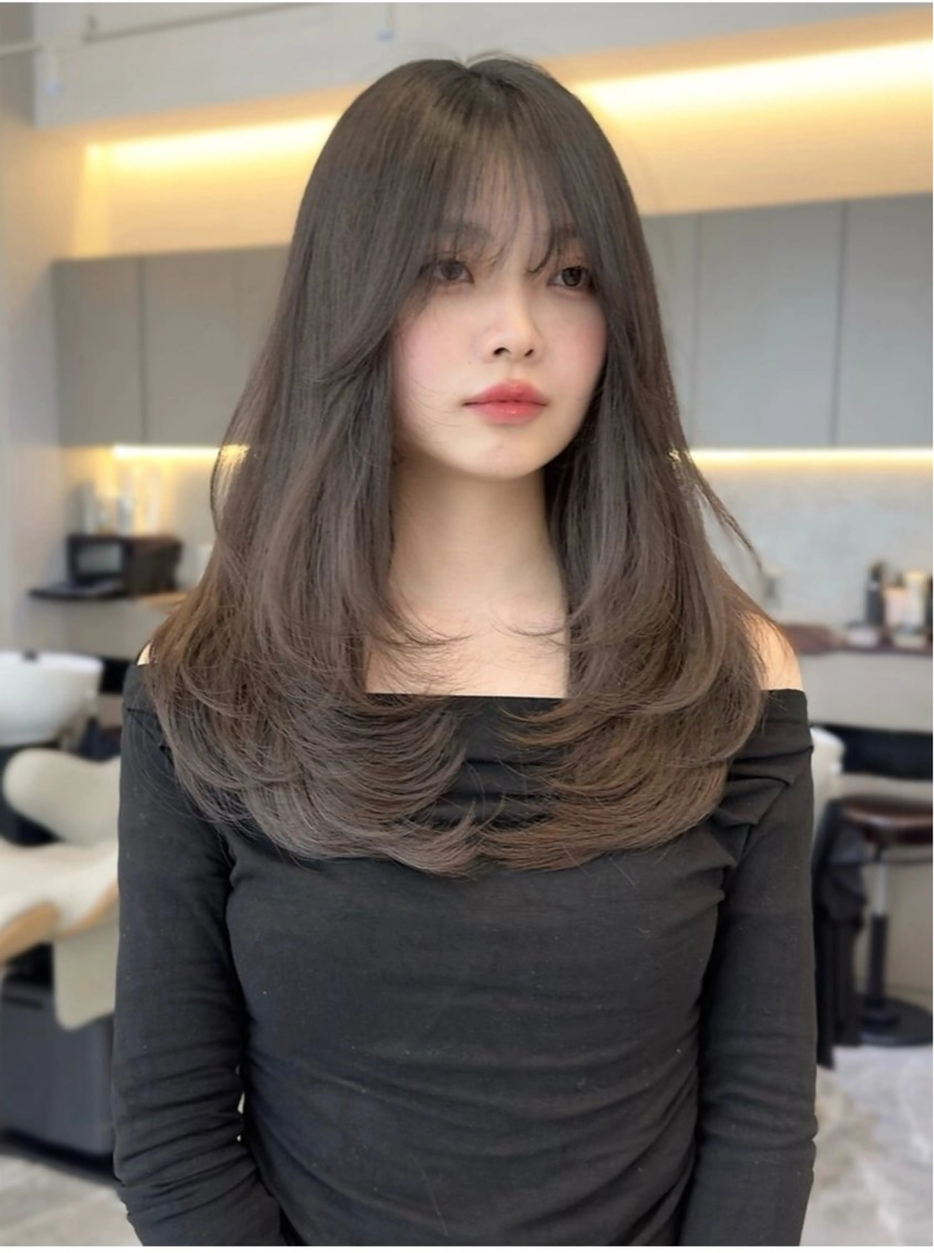 ミディアム ミディアムレイヤー レイヤーカット ボブ🌿さち COA GINZAのヘアスタイル