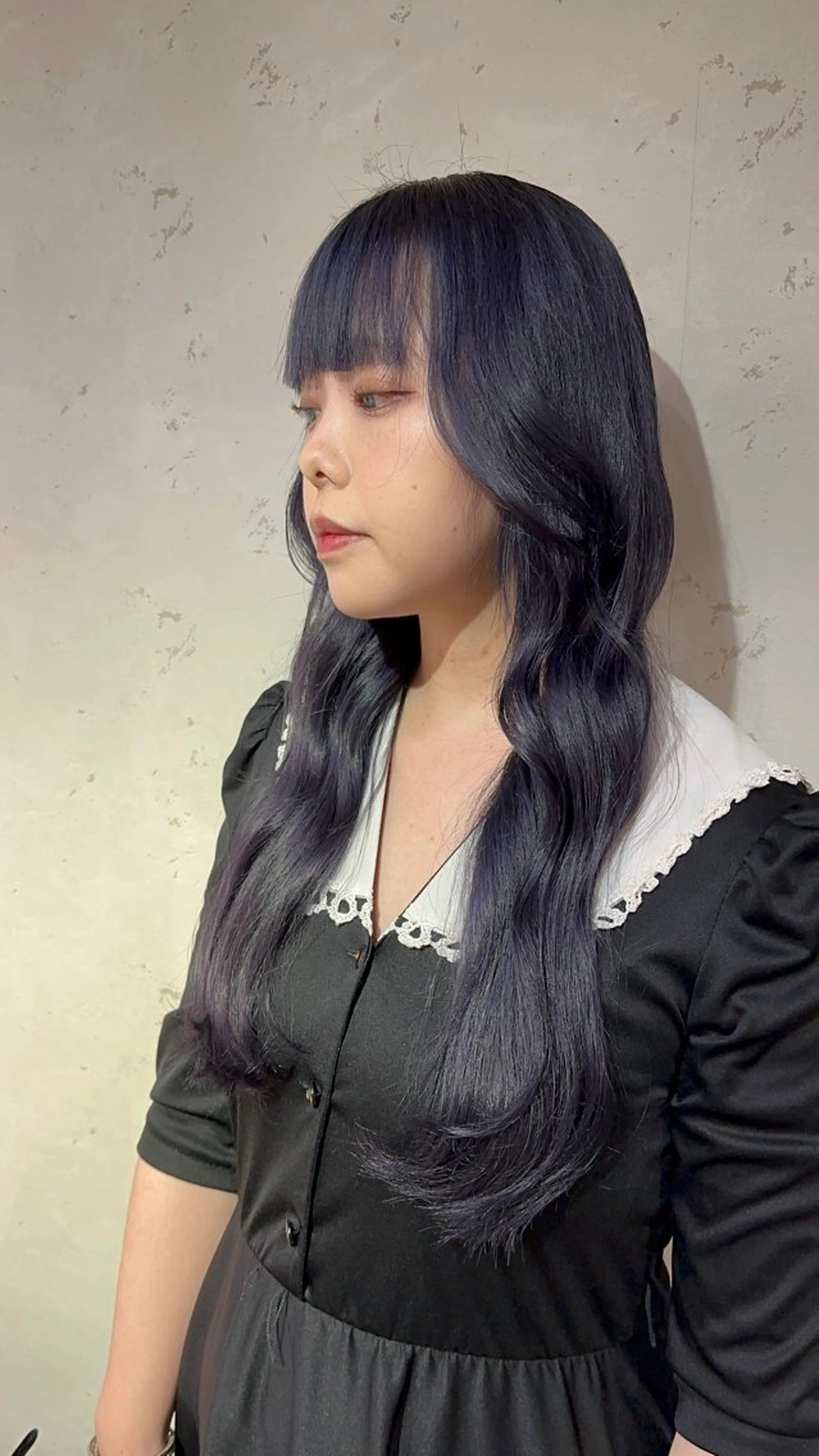 ロング JOS所属・上野/エフェクトブリ ーチ✂︎touiのヘアスタイル