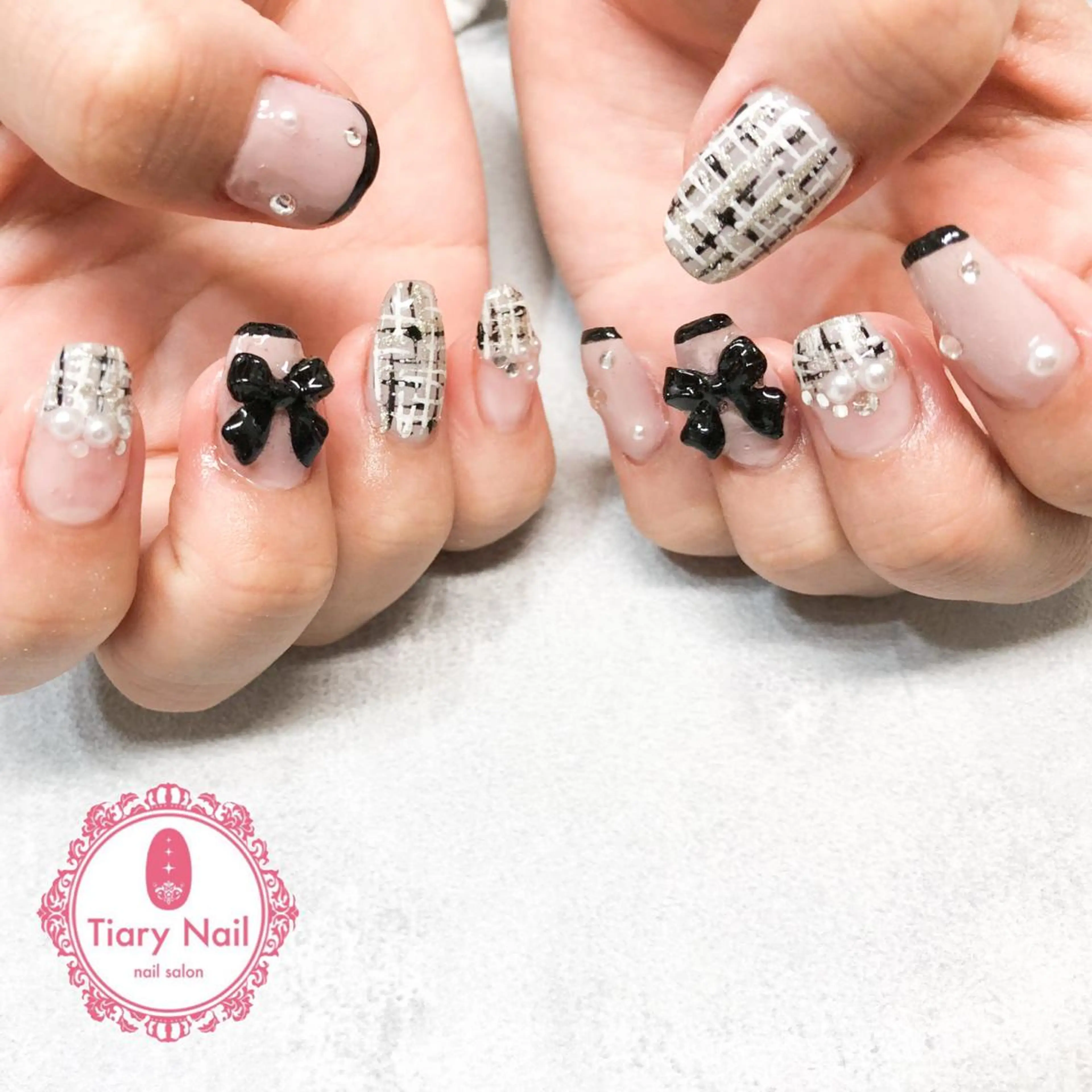 ネイル tiarynail K K🐼のネイルデザイン